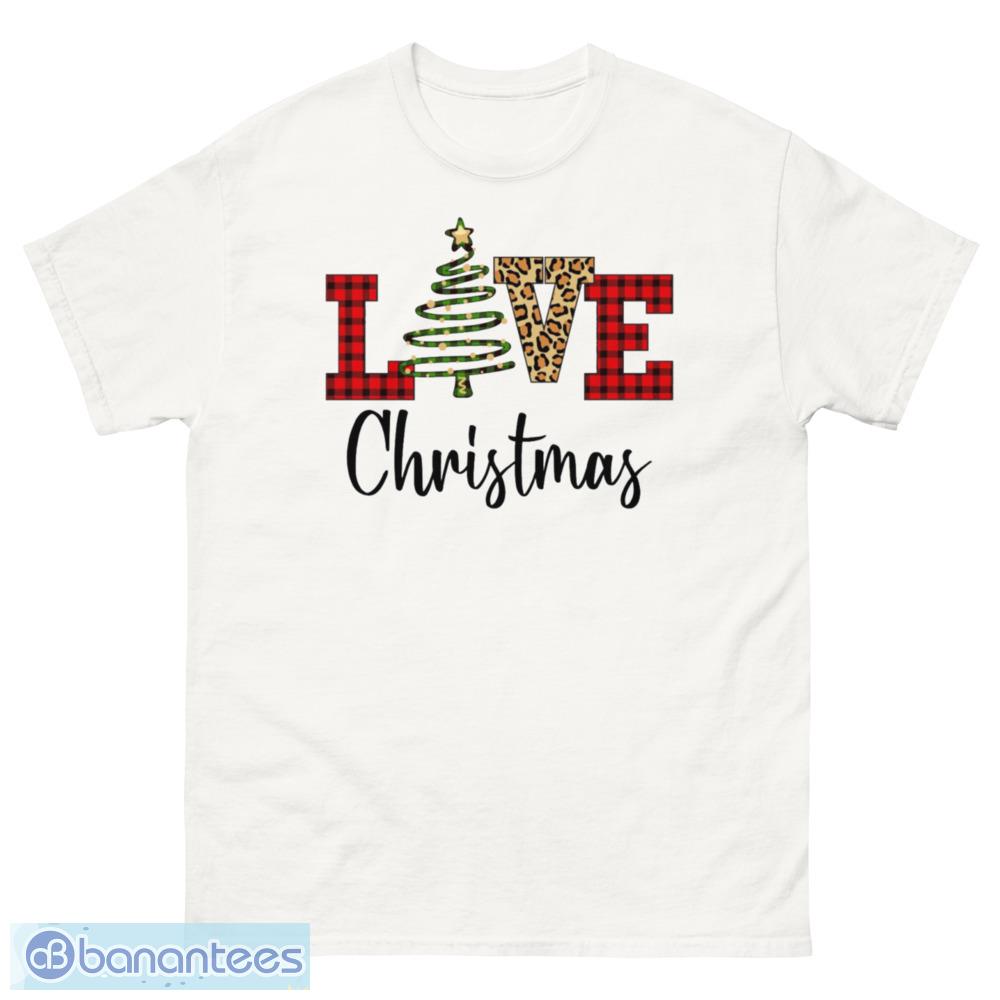 Christmas Love Tree Christmas 2024 Shirt - 500 Men’s Classic Tee Gildan