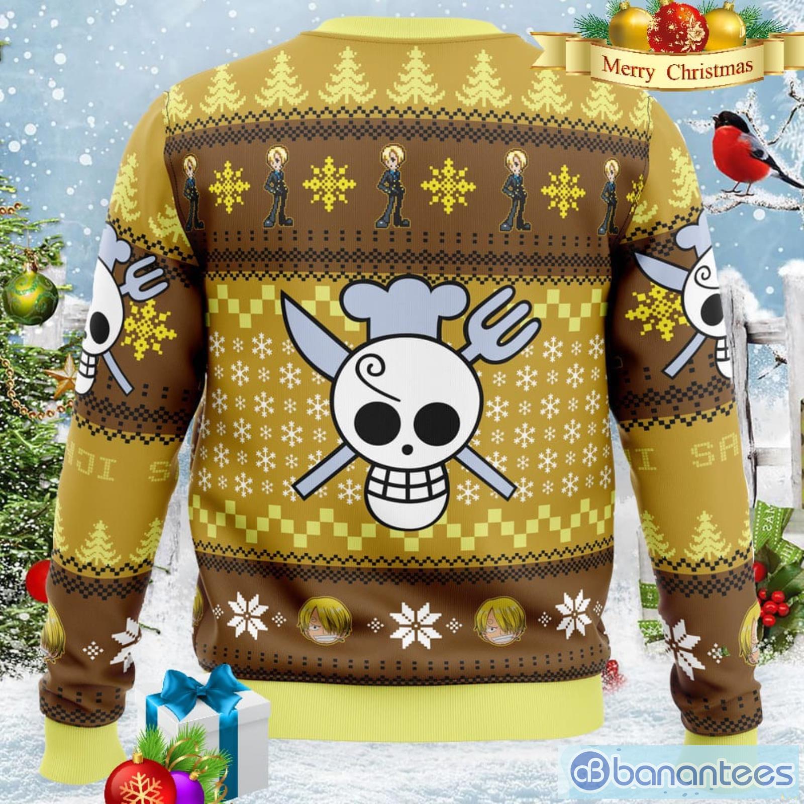 Christmas Sanji One Piece Xmas Men And Women Christmas Gift 3D Ugly  Christmas Sweater - Banantees