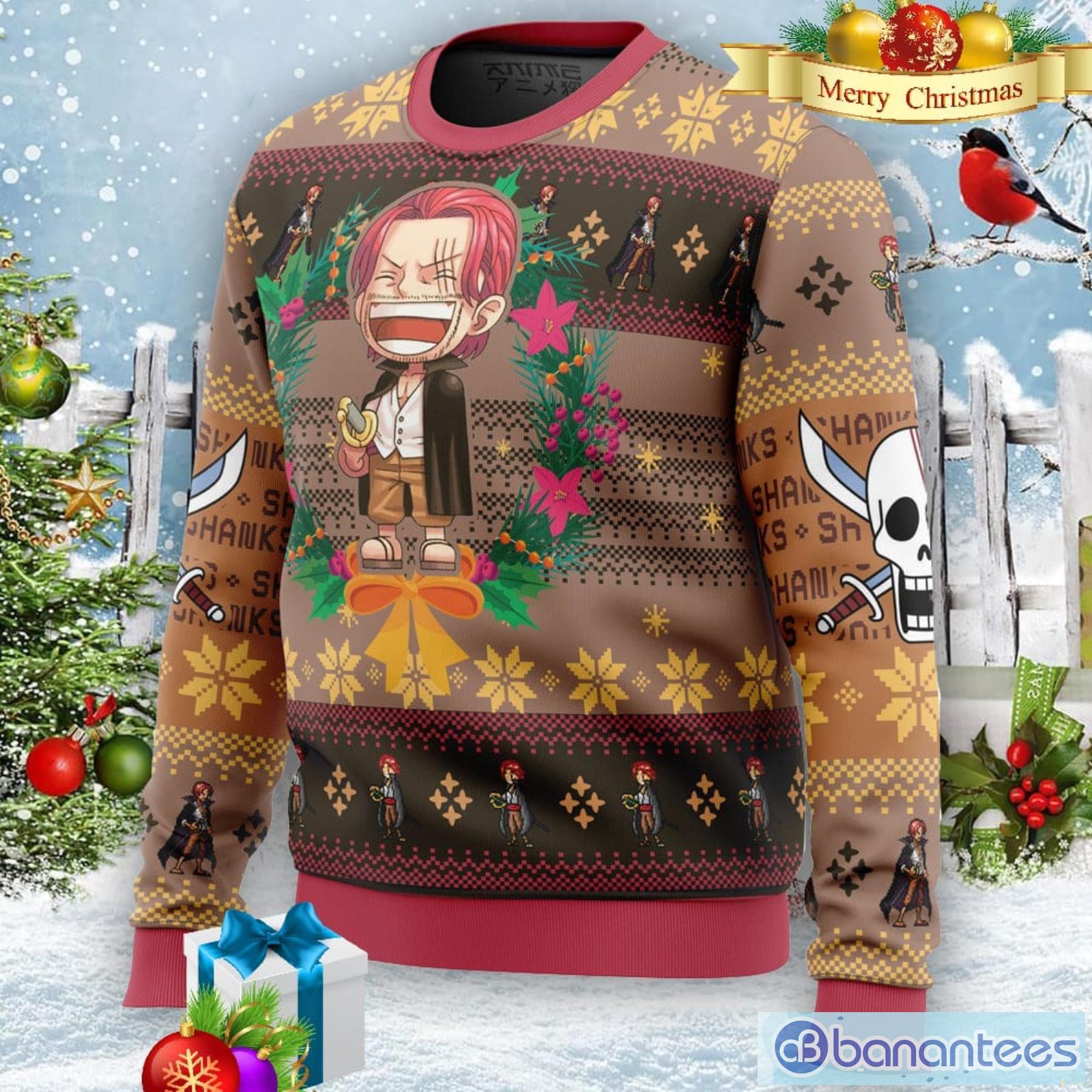 Christmas Sanji One Piece Xmas Men And Women Christmas Gift 3D Ugly  Christmas Sweater - Banantees