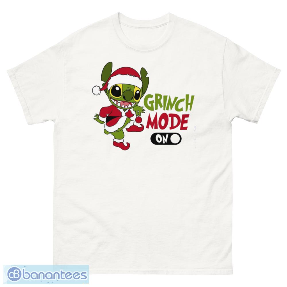 Christmas Stitch Grinch Mode On T-Shirt - 500 Men’s Classic Tee Gildan