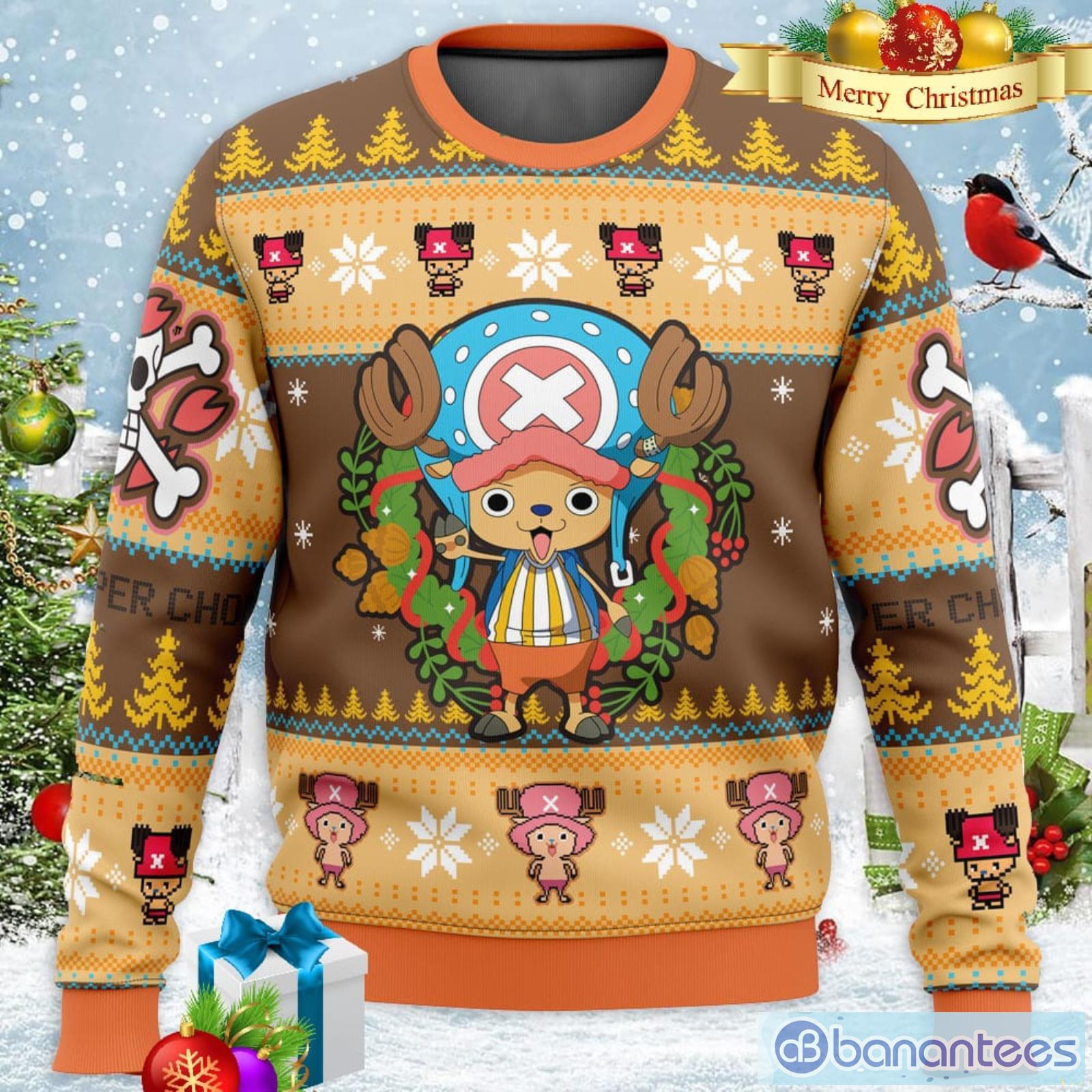 Christmas Sanji One Piece Xmas Men And Women Christmas Gift 3D Ugly  Christmas Sweater - Banantees