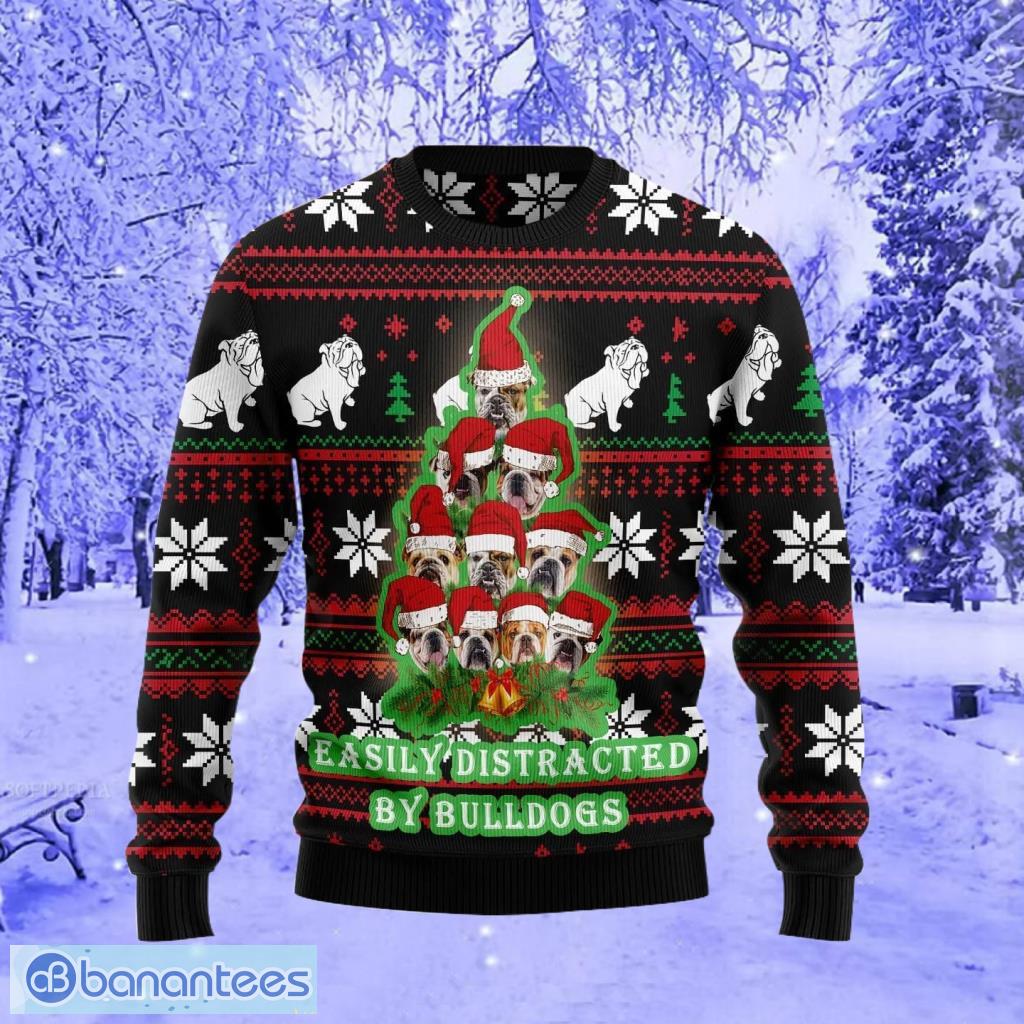 Snow Santa Pattern Logo Kansas City Chiefs Christmas Tree Ugly Christmas  Sweater - Banantees