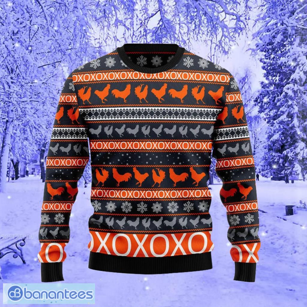 Cincinnati Bengals Christmas Snow Heart Pattern Ugly Christmas Sweater