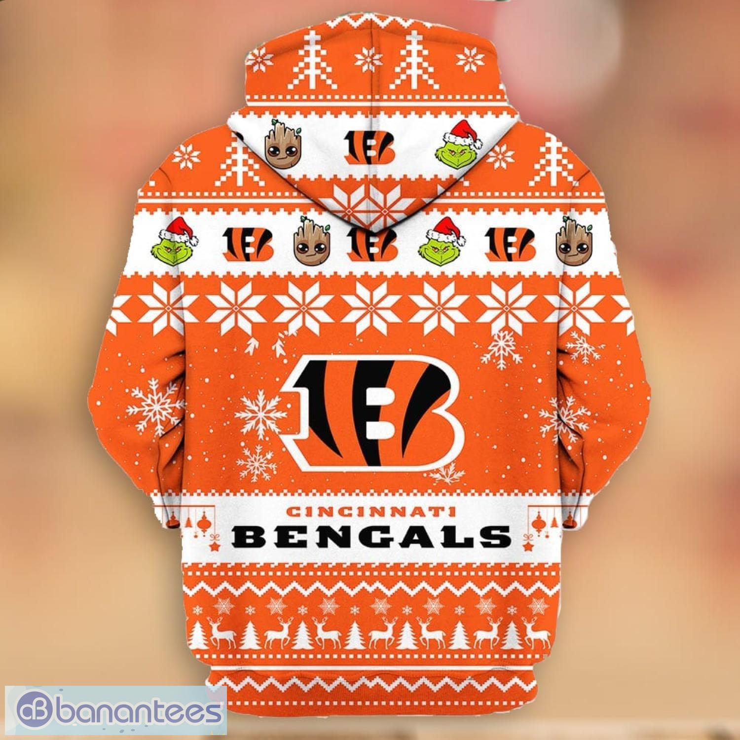 Cincinnati Bengals Baby Yoda Star Wars Lover 3D Hoodie Christmas