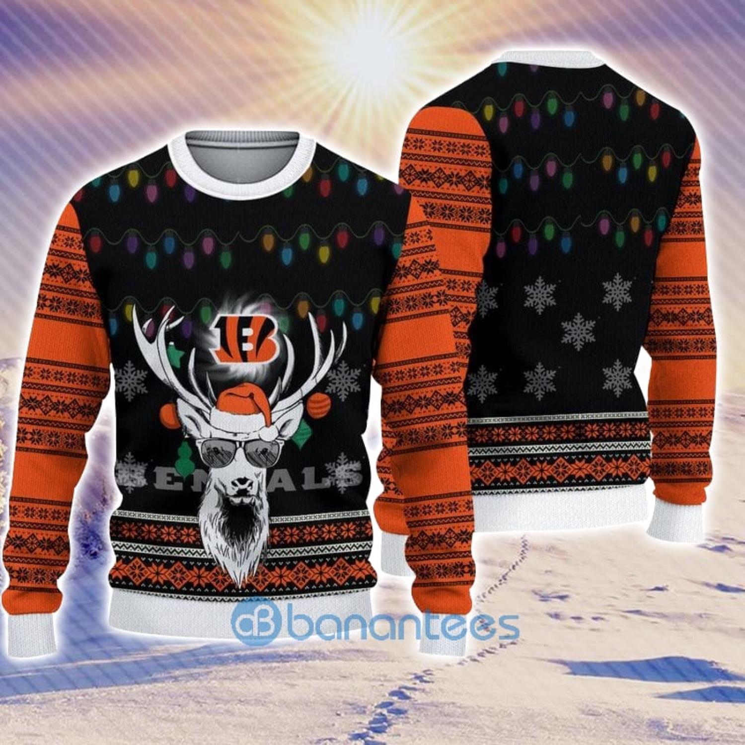 I Love Bengals Ugly Christmas Sweater T-Shirt