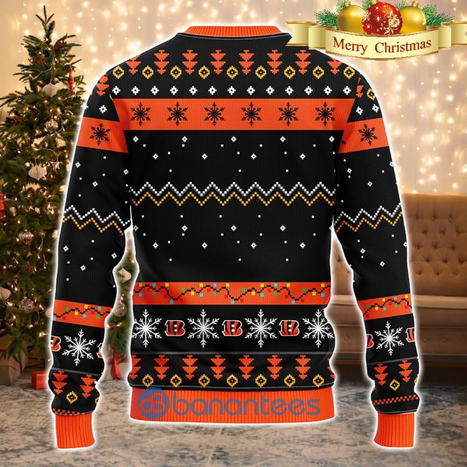 Cincinnati Bengals NFL Team Dabbing Santa Claus Funny Christmas Gift Men  And Women Ugly Christmas Sweater - Freedomdesign