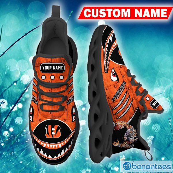 Cincinnati Bengals NFL Custom Name Max Soul Shoes Impressive Gift