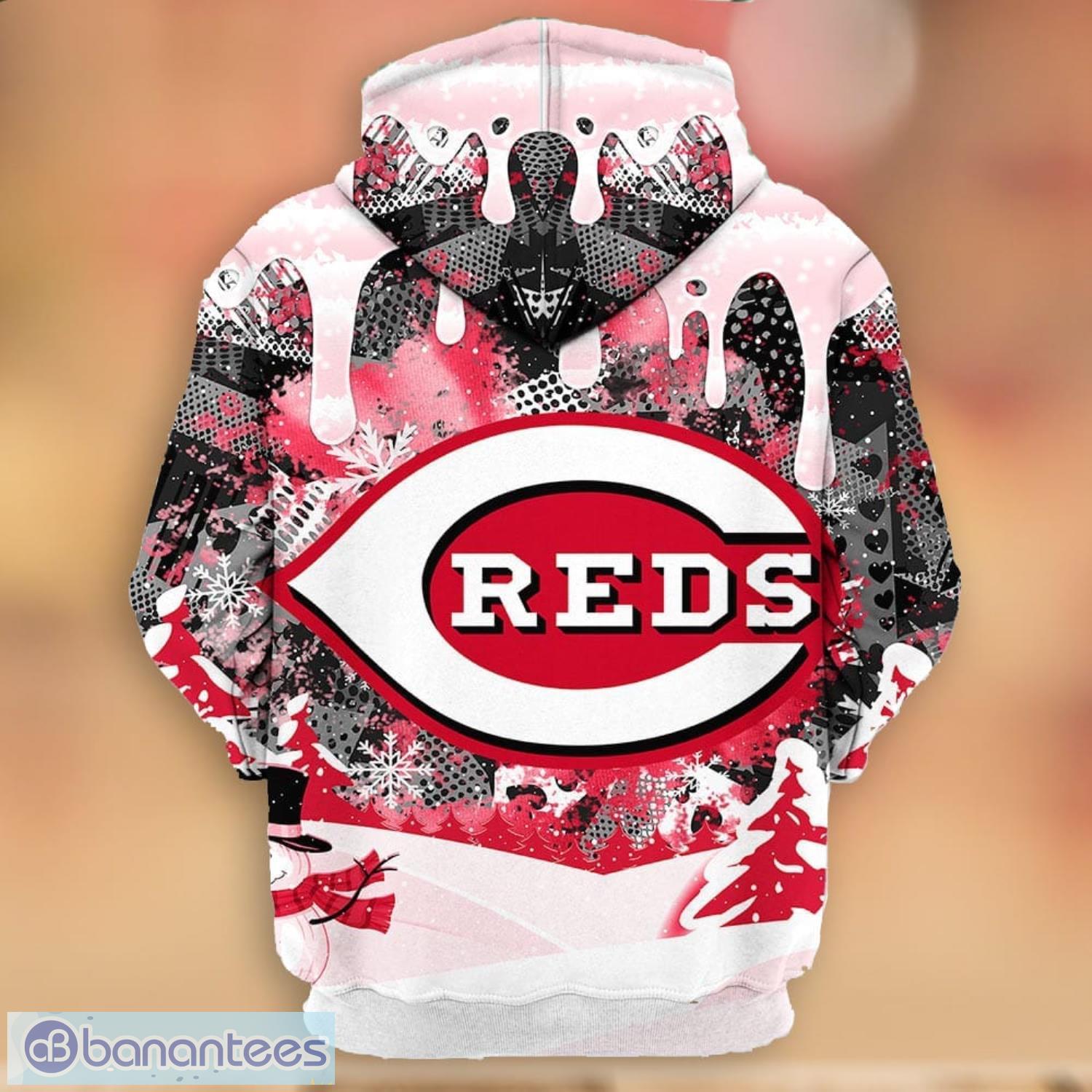 Cincinnati Reds All Over Print 3D Hoodie And Zipper For Men Women