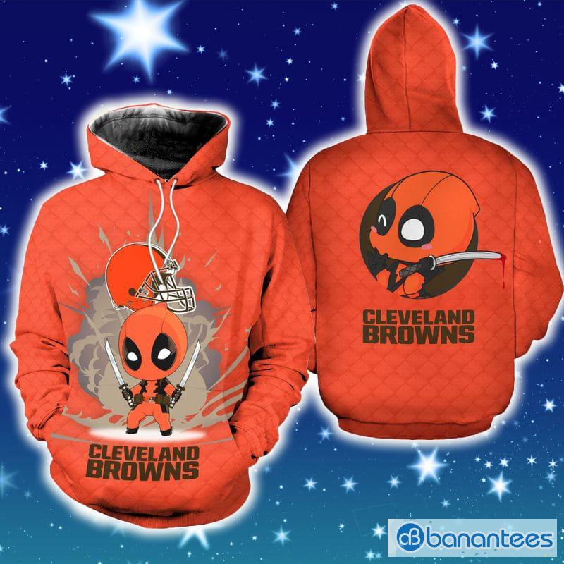 Cleveland Browns Dead Pool Hoodie Zip Hoodie Christmas Fans All