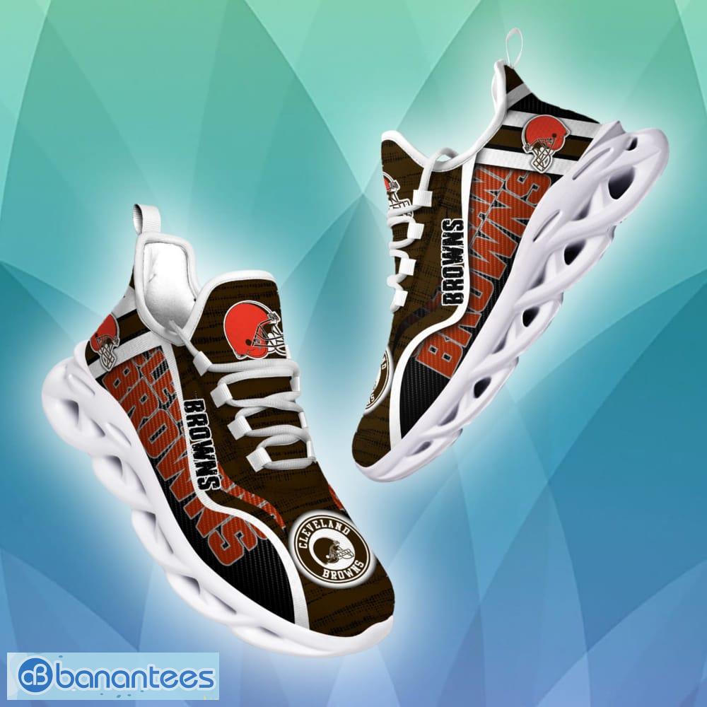 Cleveland Browns Nfl Max Soul Sneakers Sport Shoes - Freedomdesign