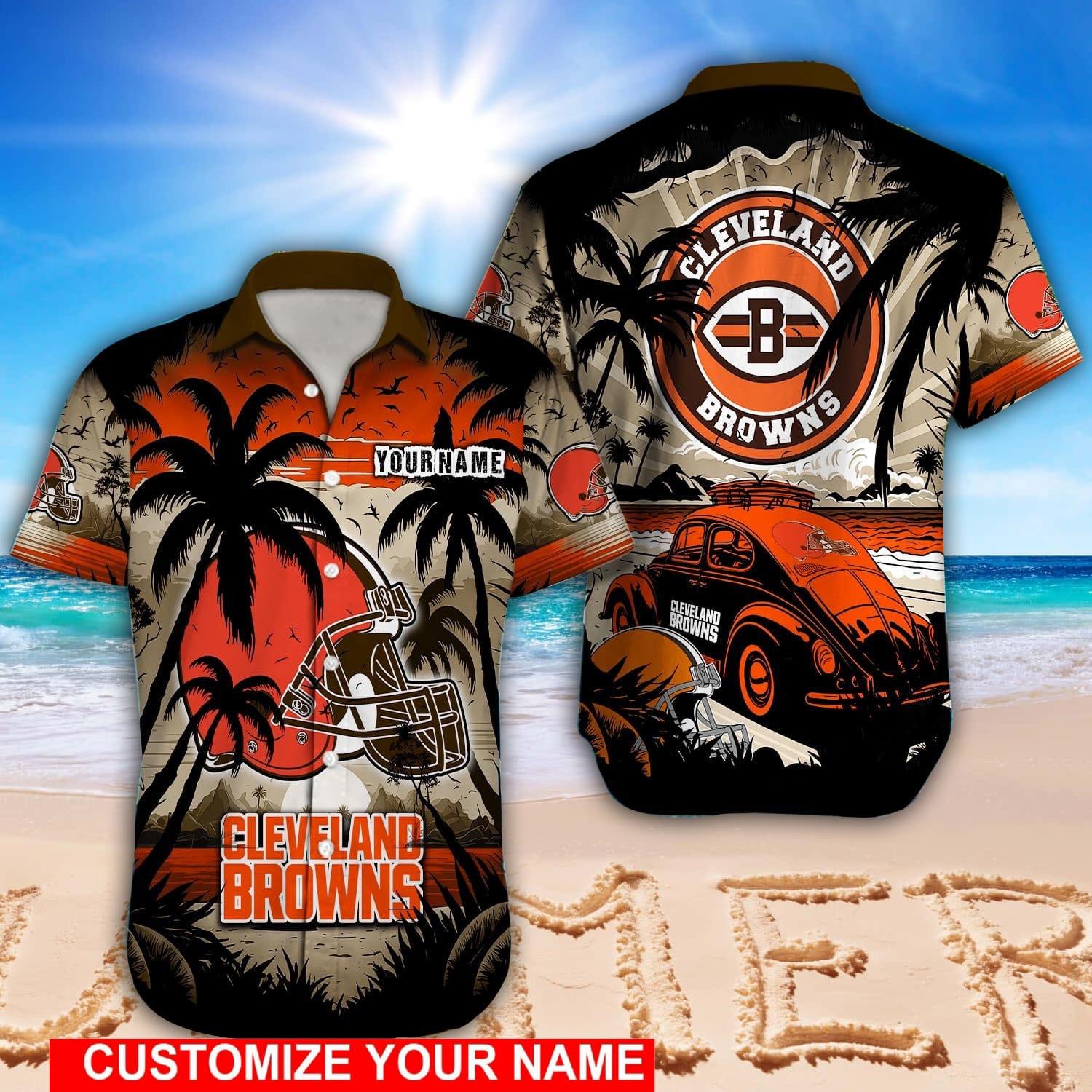 Cleveland Browns NFL Beach Trending Hawaiian Shirt Tropical Gift