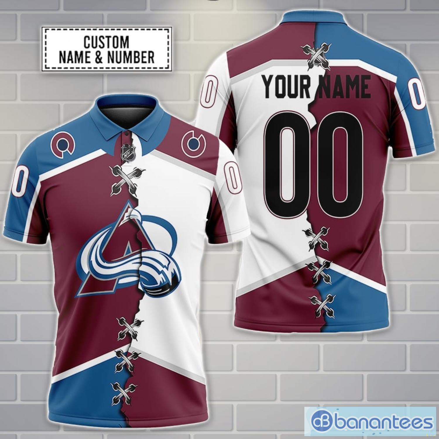 Colorado Avalanche NHL Polo Shirt For Fans