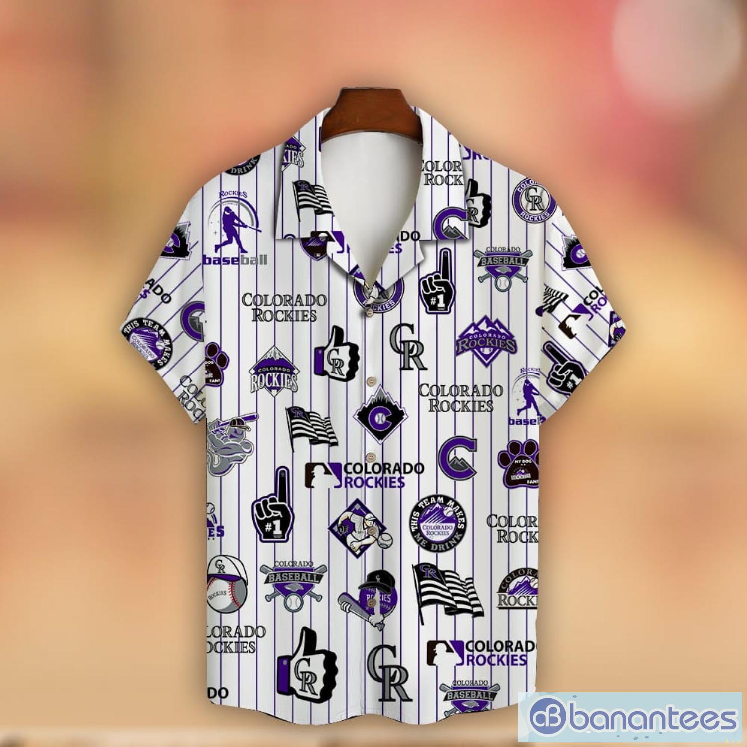 Colorado Rockies Major League Baseball 3D Print Hawaiian Shirt New Trend For Fans Product Photo 2