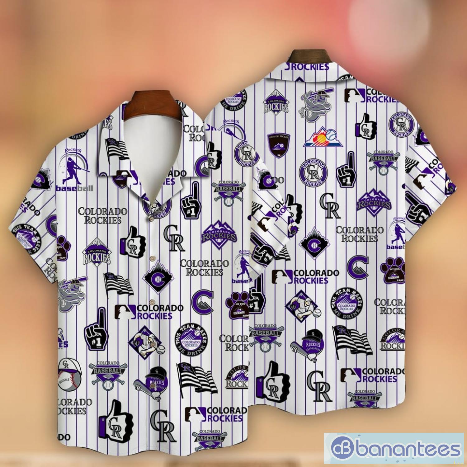 Colorado Rockies Major League Baseball 3D Print Hawaiian Shirt New Trend For Fans Product Photo 1