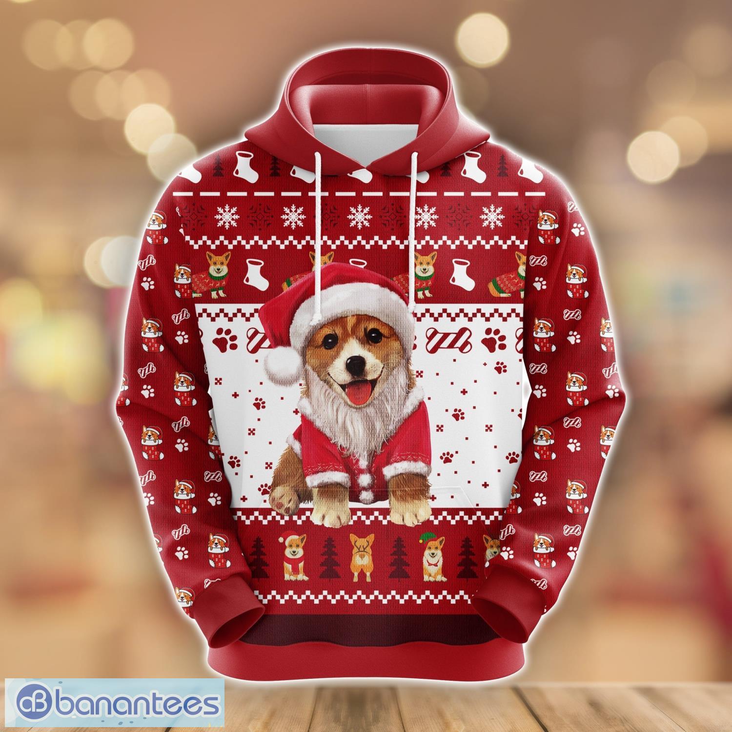 Christmas corgi outlet leggings