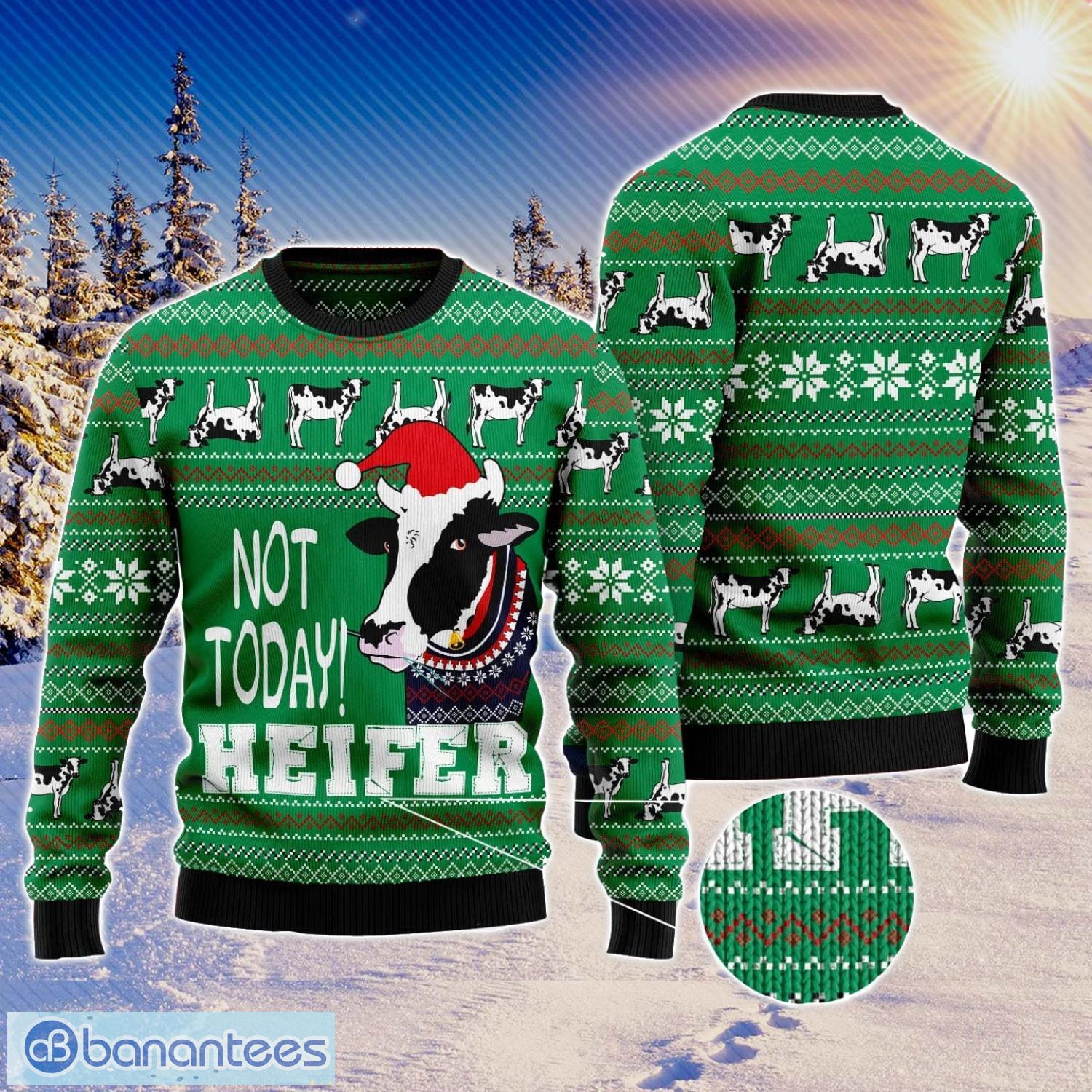 Cow Not Today Christmas Gift Ugly Christmas Sweater Xmas Holiday Product Photo 1 Cow Not Today Christmas Gift Ugly Christmas Sweater Xmas Holiday Product Photo 1