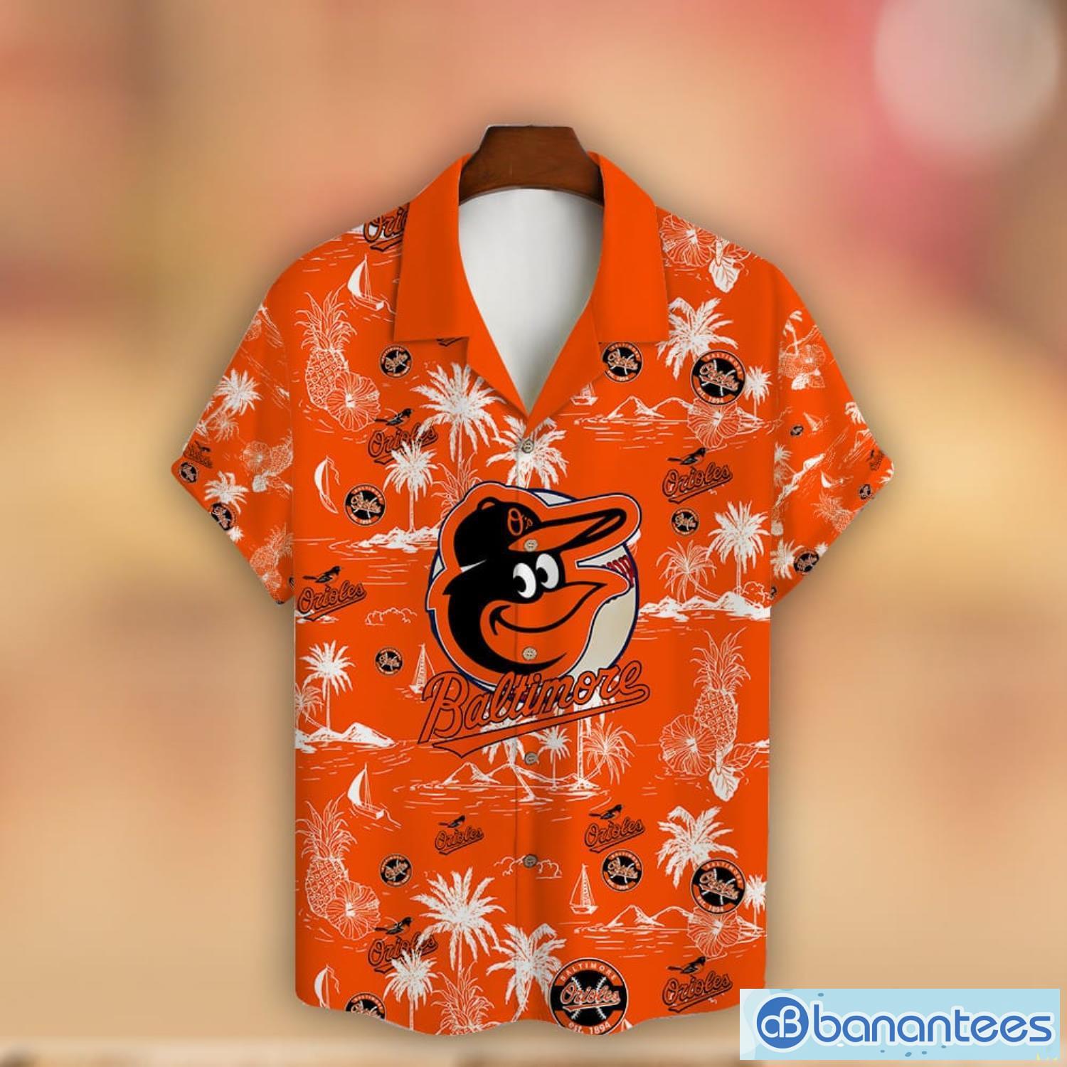 Baltimore Orioles Plaid Baseball Pattern Vintage Hawaiian Shirt - Limotees