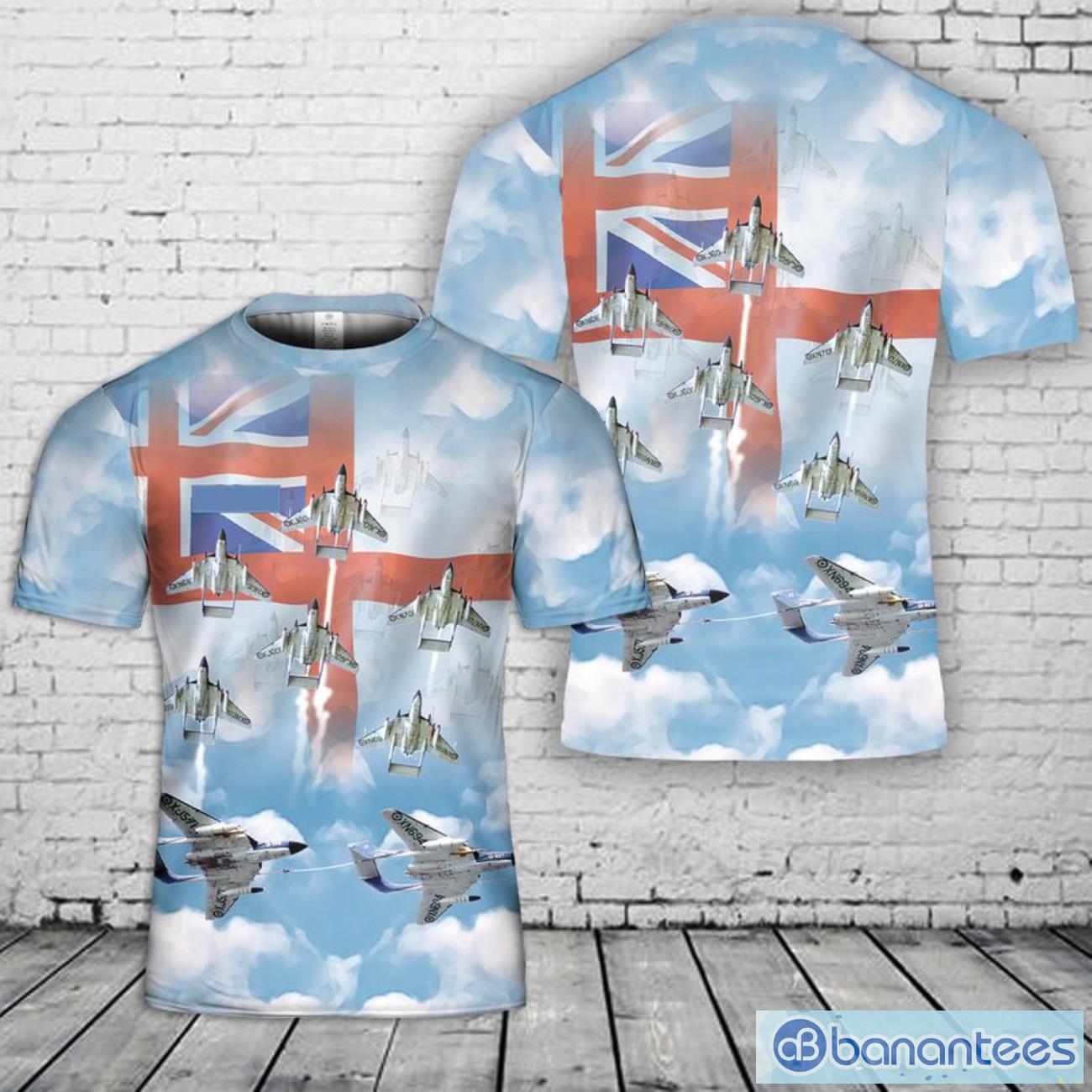 Custom Name British Army Air Corps Blue Eagles helicopter aerobatic team T- Shirt 3D All Over Printed - Banantees
