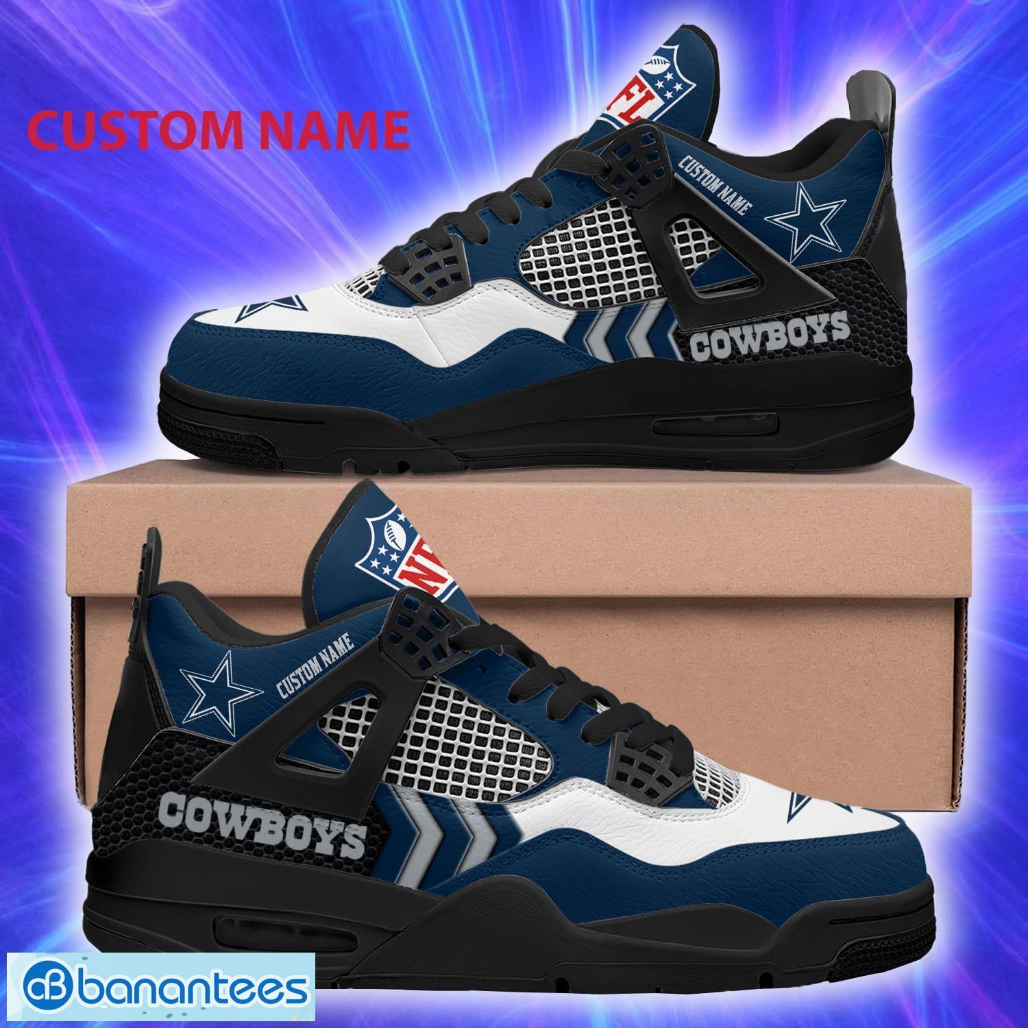 Dallas Cowboys Jordan 13 black custom - Dallas Cowboys Home