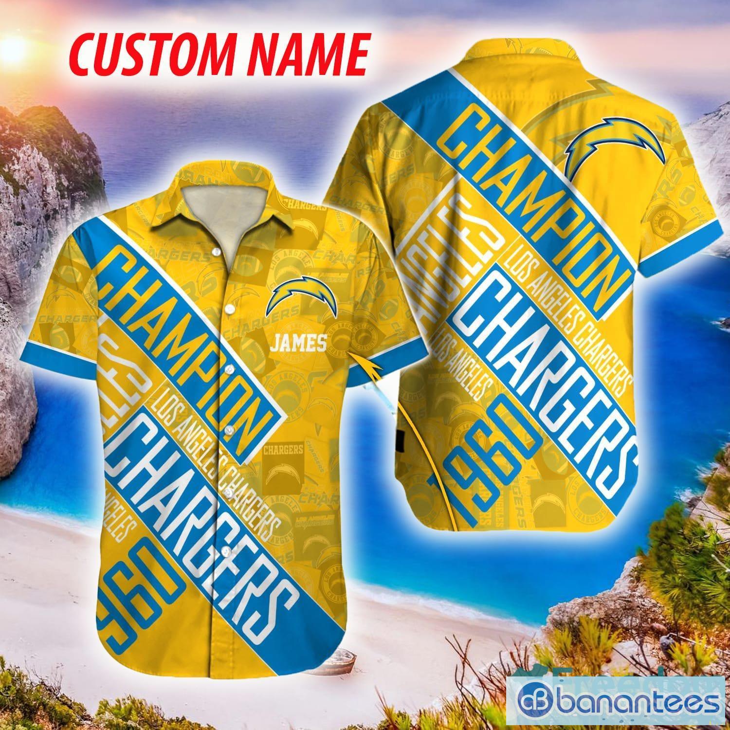 Los Angeles Chargers Custom Name Baseball Jersey NFL Shirt Best