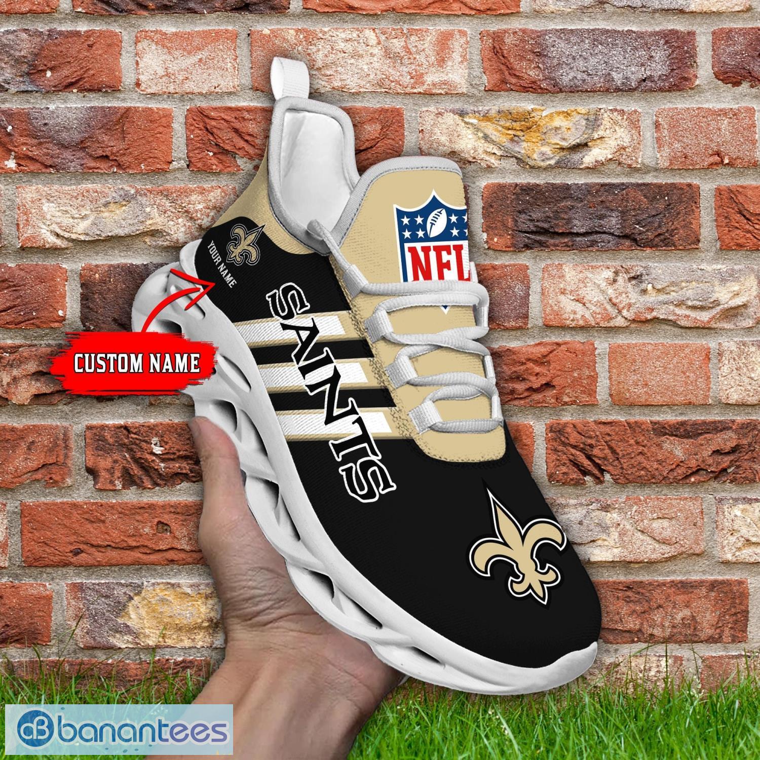 NFL New Orleans Saints Custom Name Limited Edition Max Soul Shoes