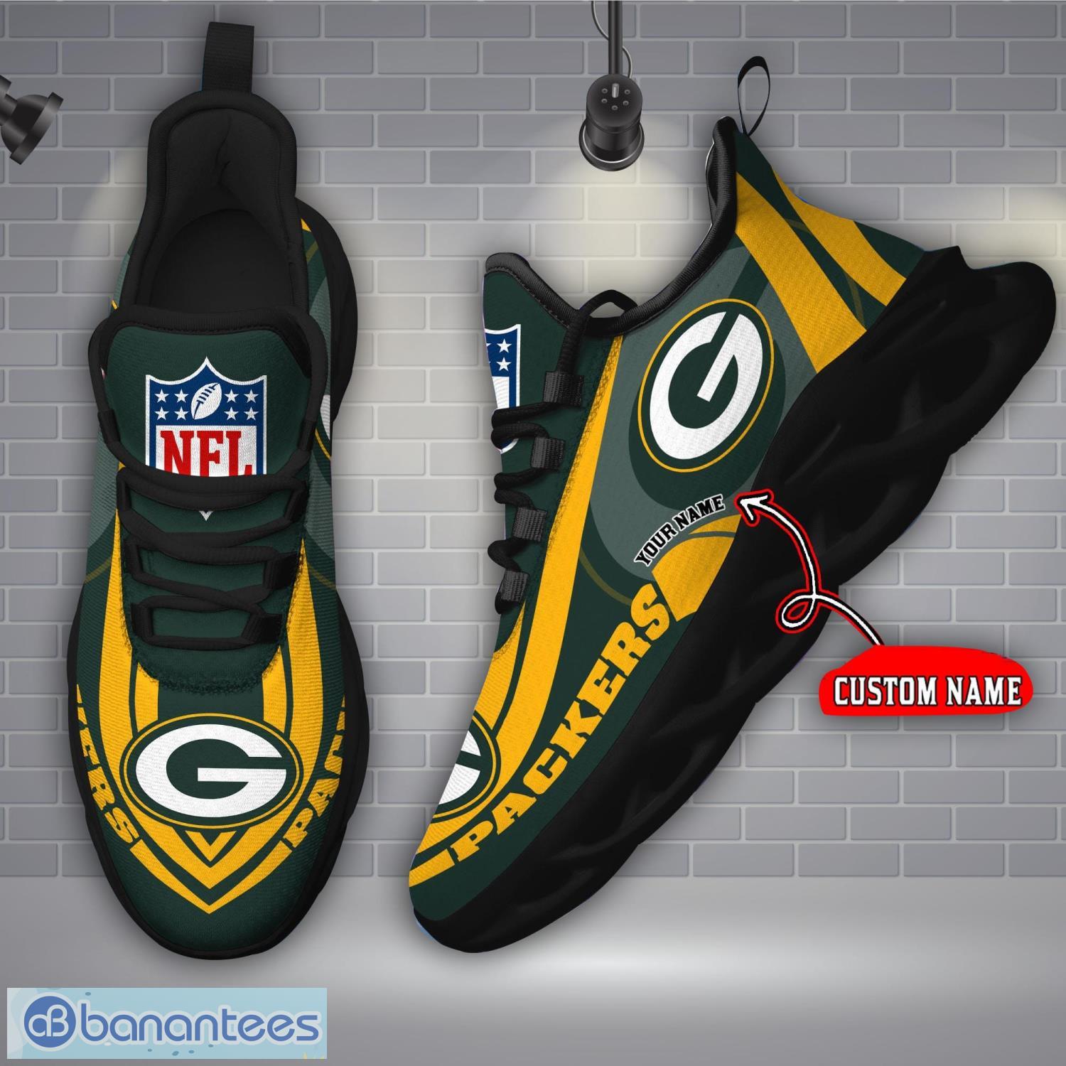 Green Bay Packers style8 Design Max Soul Shoes For Men And Women - Banantees