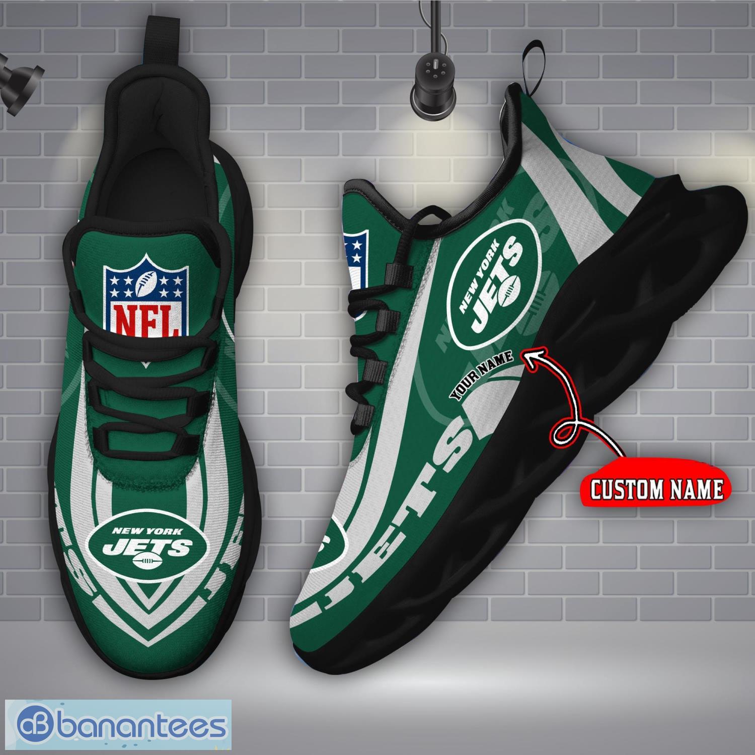 New York Jets CUSTOM Nike Air Force Shoes -  Worldwide  Shipping