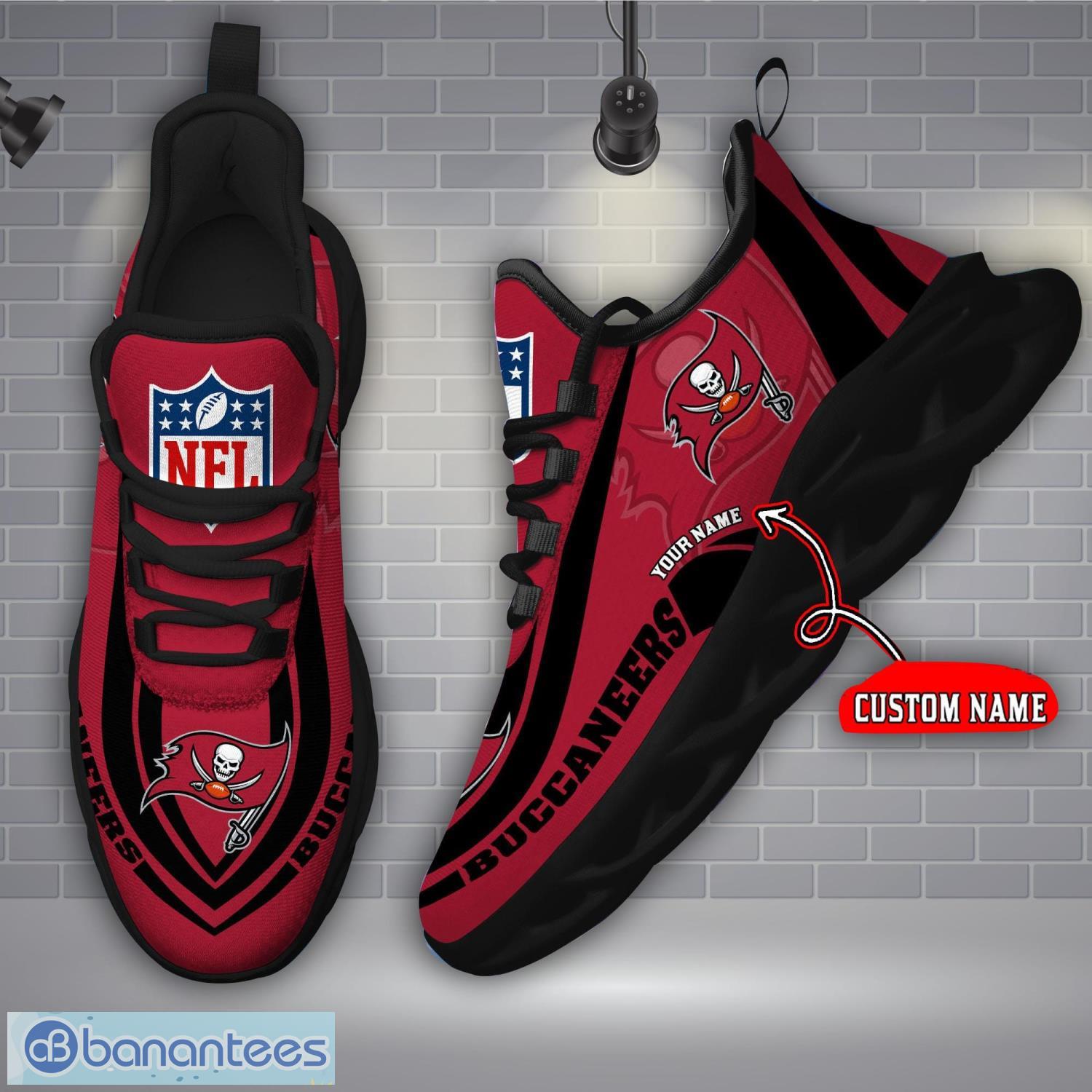 Detroit Lions NFL Custom Name Angle Wings Max Soul Shoes Trending