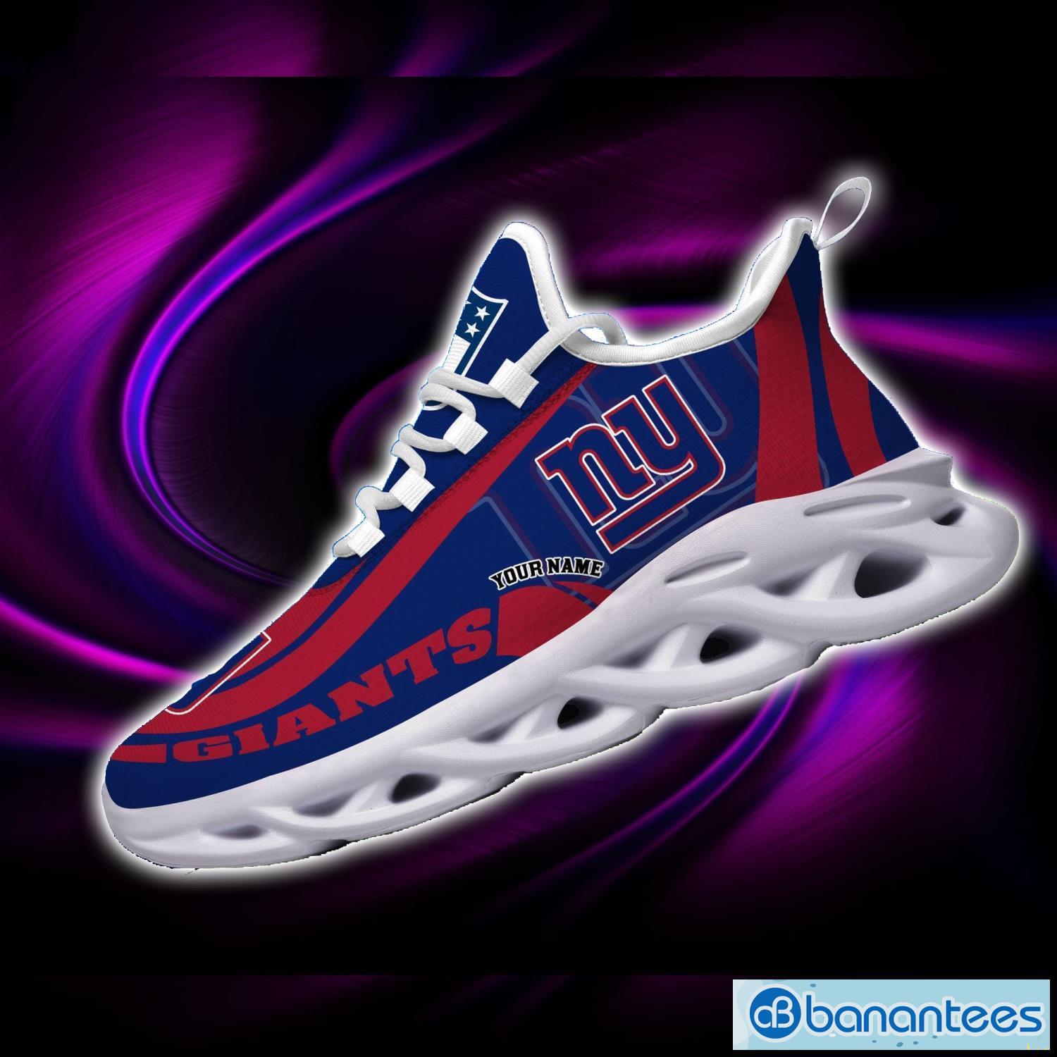 Custom Name Nfl Teams New York Giants Personalized Name Max Soul Shoes  Sport Gift - Banantees