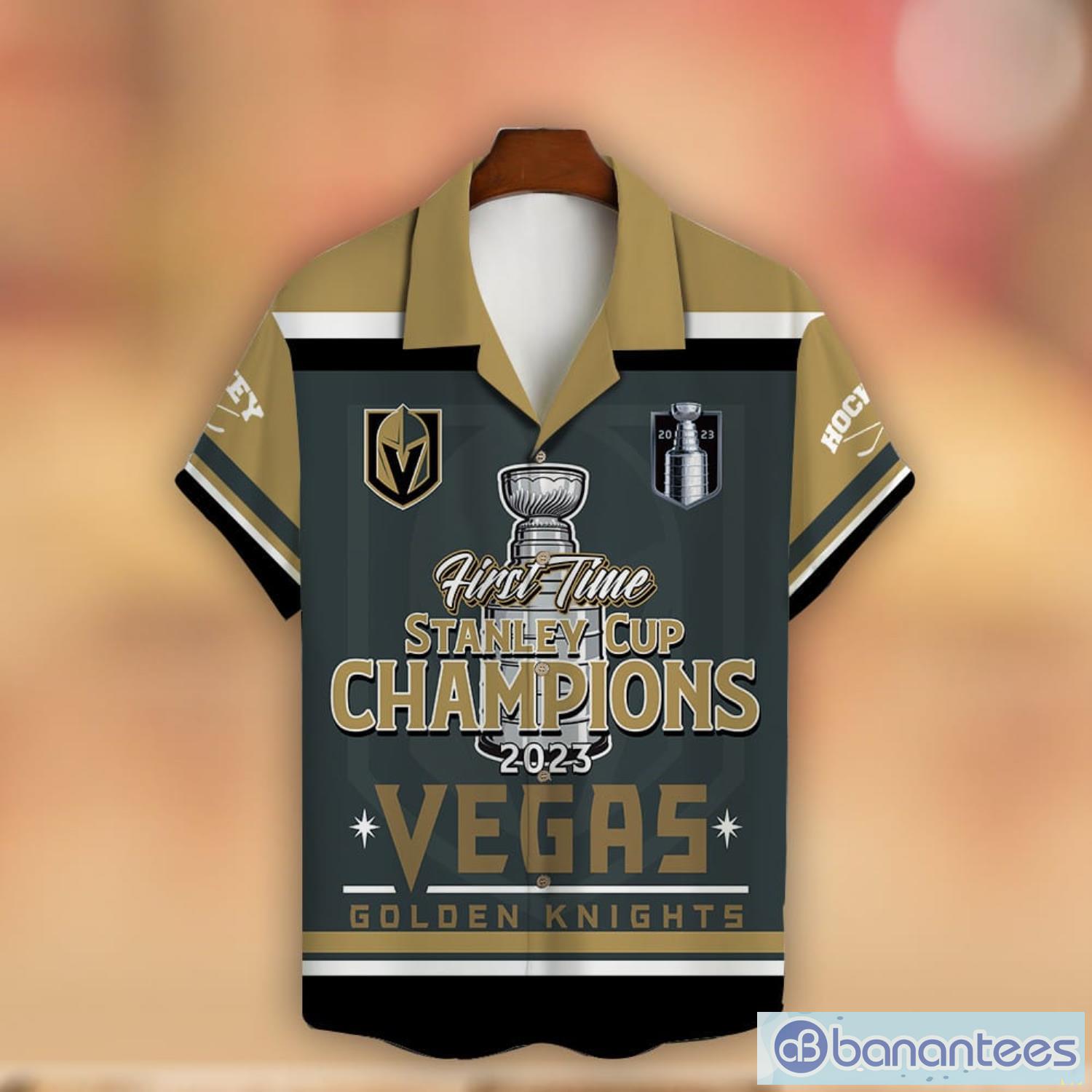 Custom Name Number Vegas Golden Knights First Time Hawaiian Shirt New Trend For Fans Product Photo 2