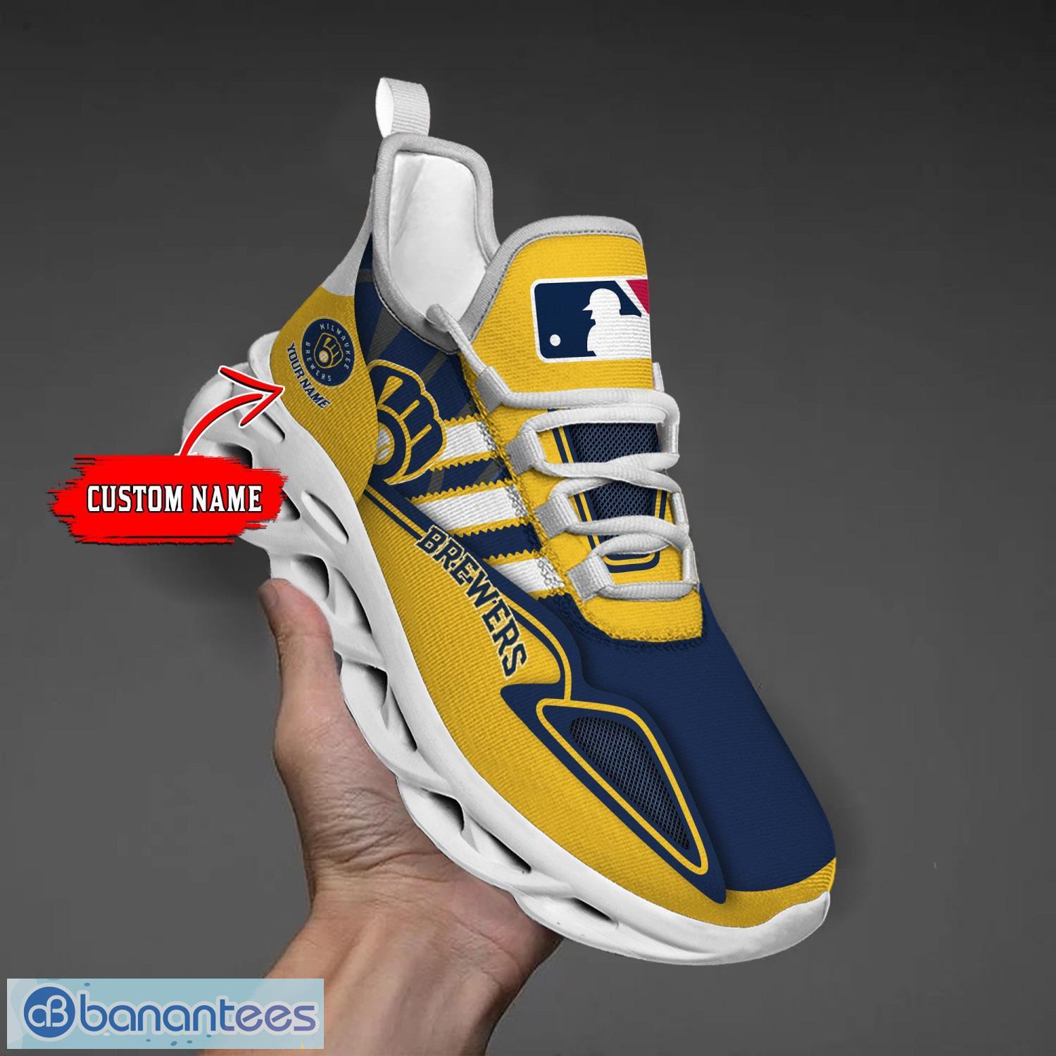 Milwaukee Brewers Design Max Soul Shoes For Men And Women - Banantees