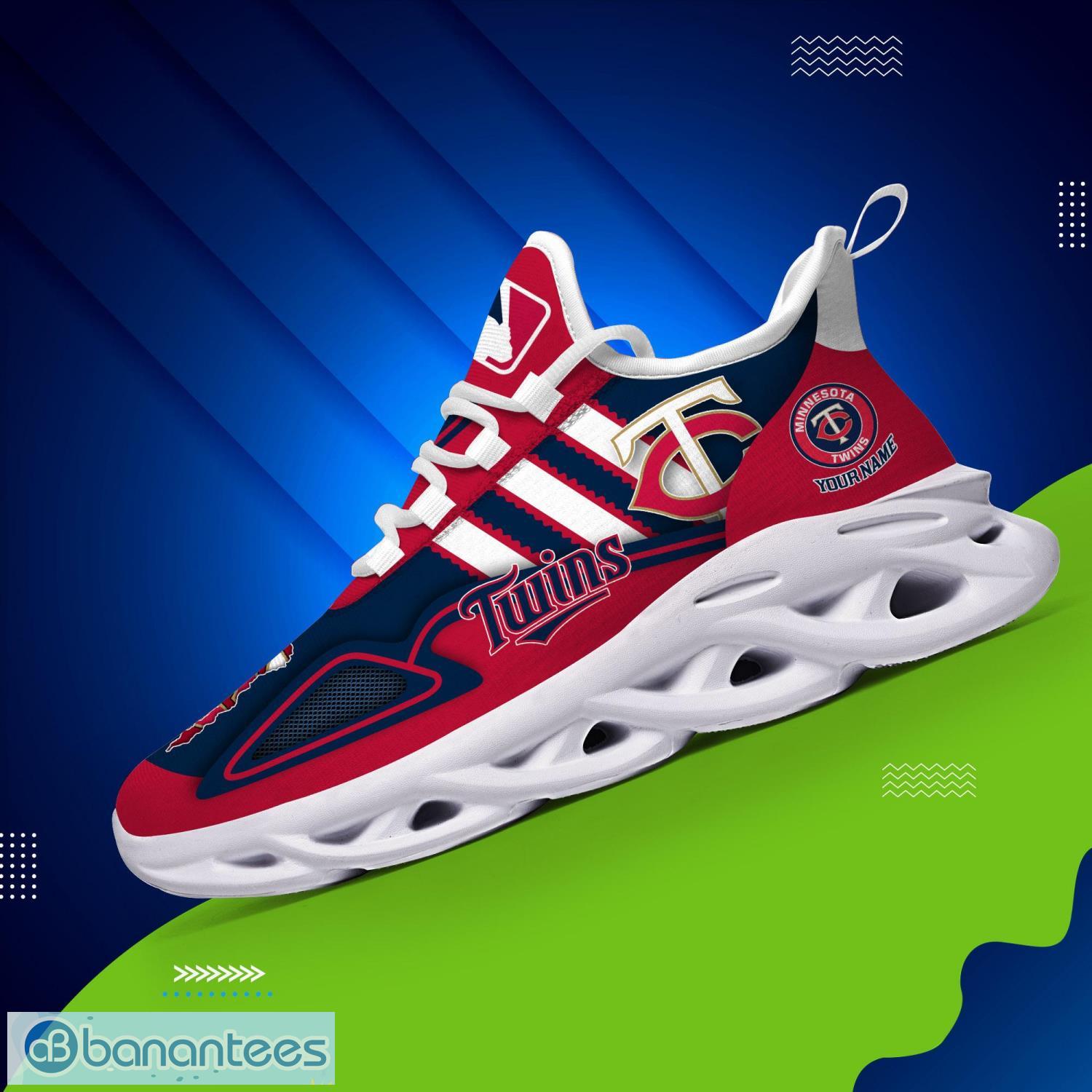 Minnesota Baseball Twins Max Soul Sneakers Running Sport Shoes Custom Name  - Freedomdesign