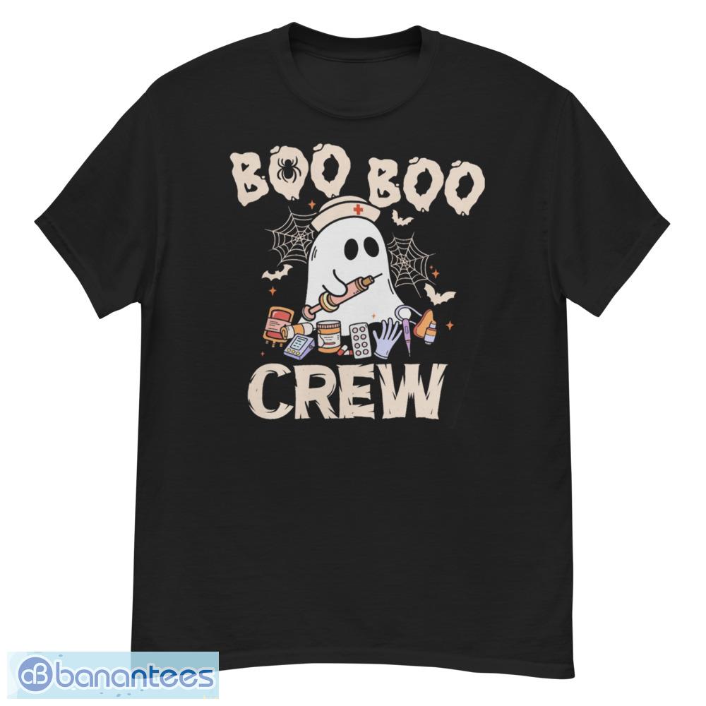 Cute Boo Crew Funny Halloween Nurse T-Shirts - G500 Men’s Classic T-Shirt