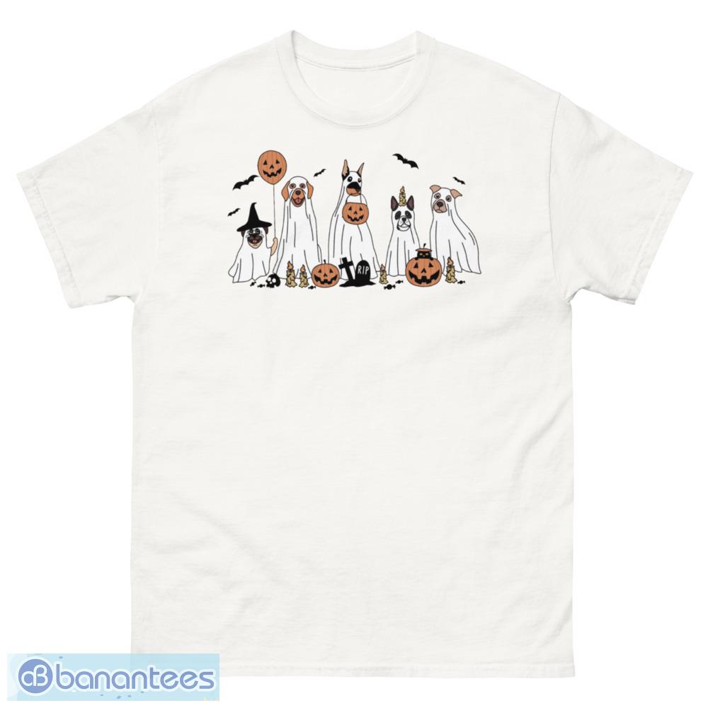 Cute Dogs Cosplay Ghost Halloween Christmas T-Shirt - 500 Men’s Classic Tee Gildan