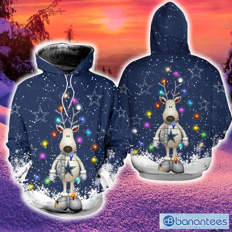 Dallas Cowboys 3D Hoodie curve graphic Gift For Mens - Banantees