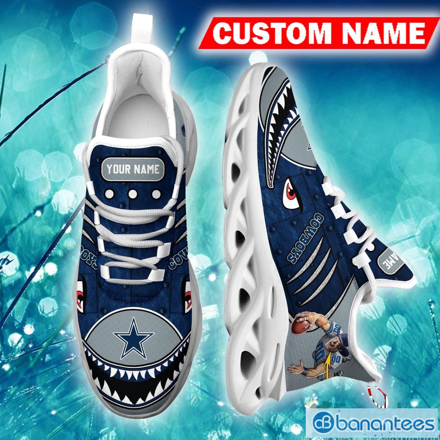 Custom Dallas Cowboys Nike shoes,Custom Name Sneakers For Fans American  Football - Ingenious Gifts Your Whole Family