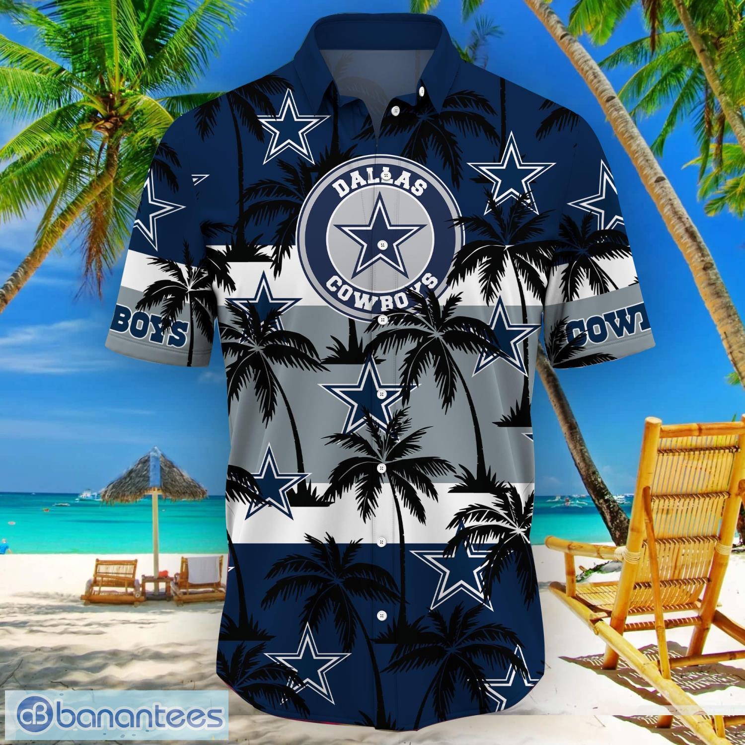 NFL Dallas Cowboys Aloha Tropical Hawaiian Shirt