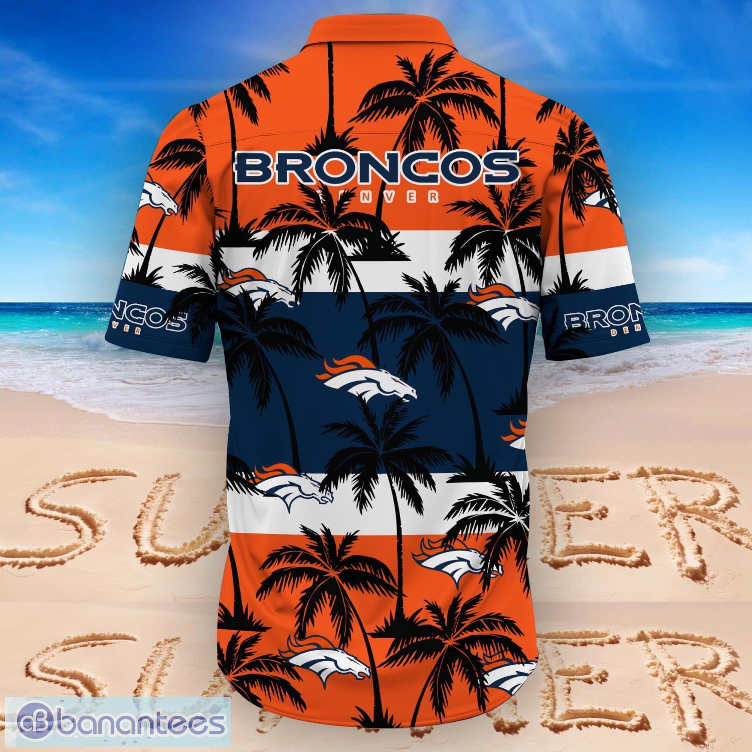 Denver Broncos Tropical Palm Tree Hawaii Shirt, Shorts