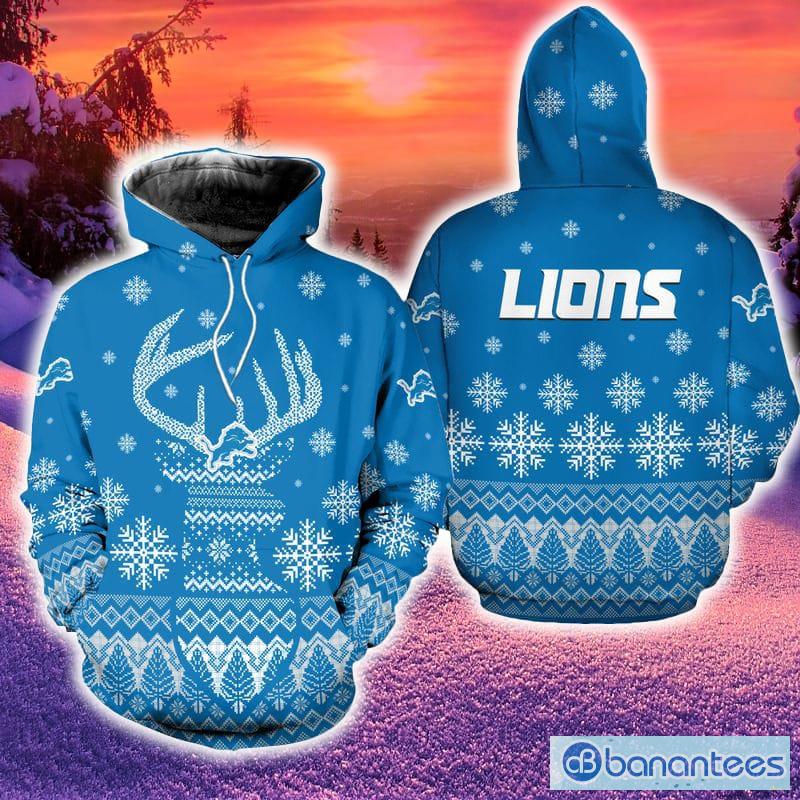 Detroit Lions Dead Pool Hoodie Zip Hoodie Christmas Fans All Over Printed  Gift For Men And Women - Banantees