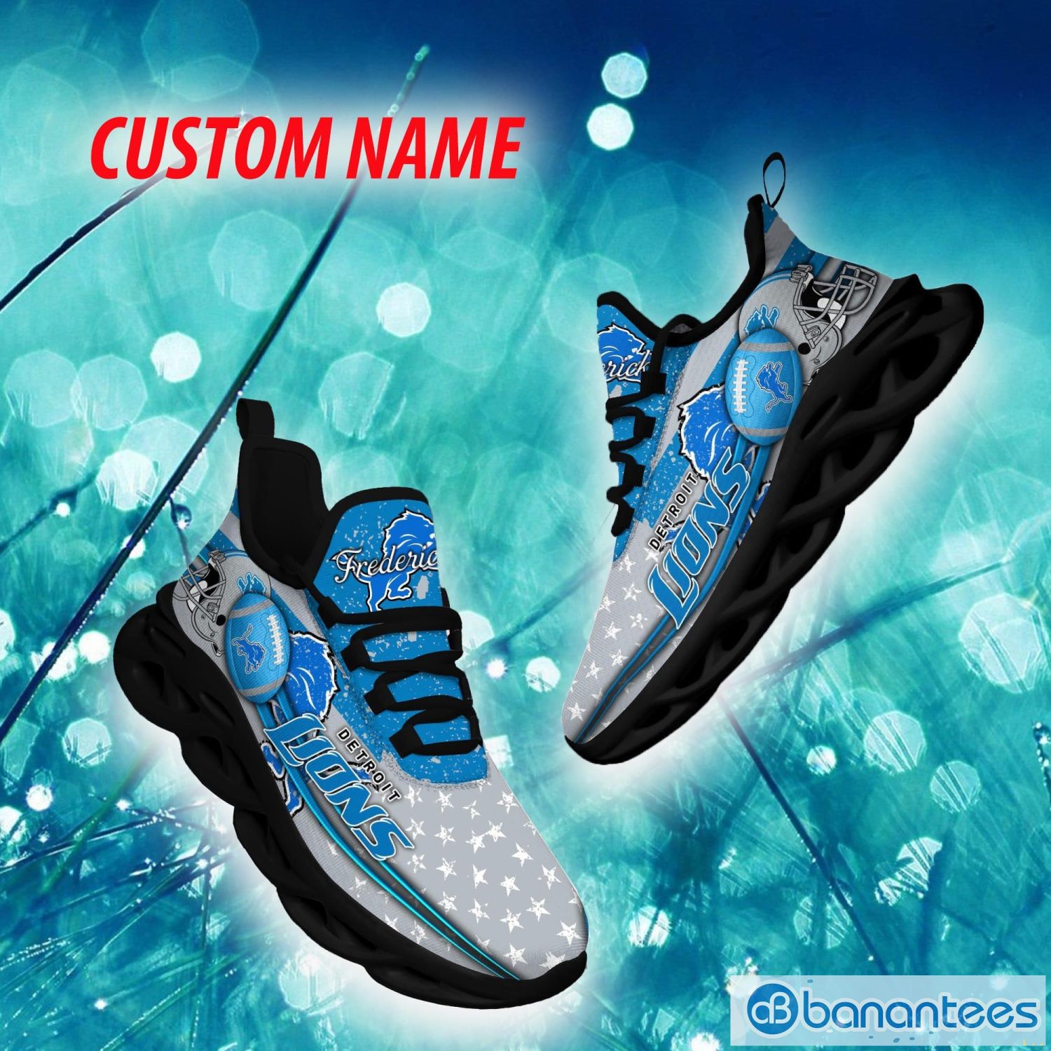 Detroit Lions Hunting camo style Max Soul Shoes Best Gift For Men And Women  Fans