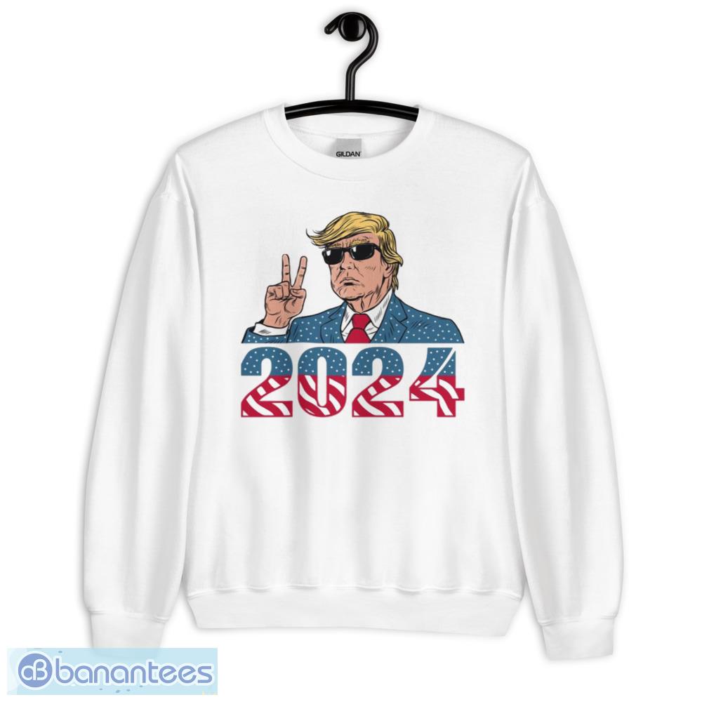Donald Trump 2024 Christmas Wish Design T-Shirt, Sweatshirt, Hoodie - Unisex Heavy Blend Crewneck Sweatshirt
