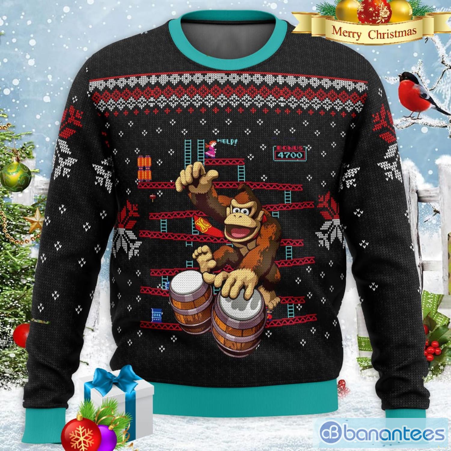 Donkey kong sale christmas sweater