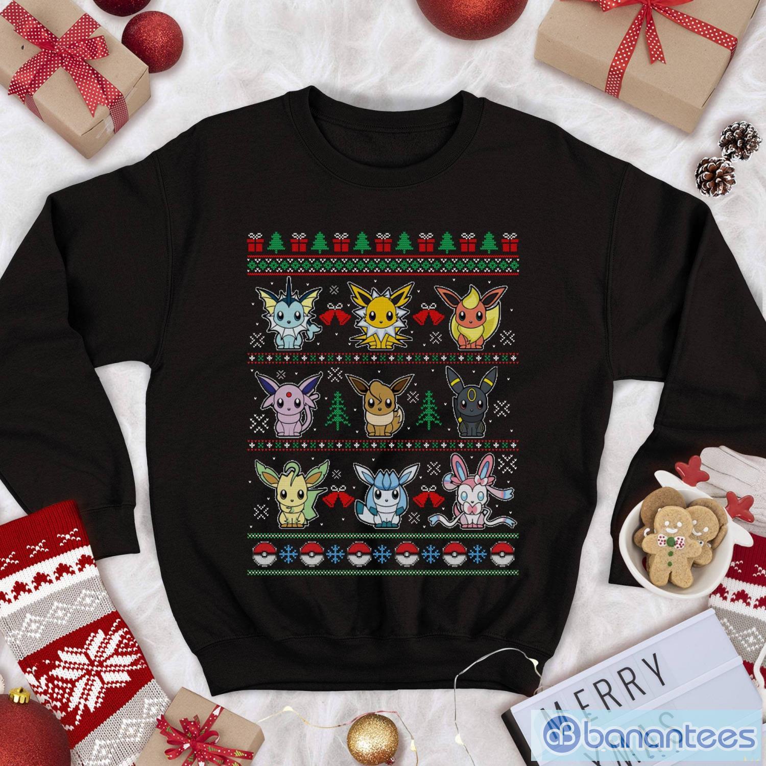 eevee-evolutions-ugly-sweatshirt-eevee-jolteon-vaporeon-flareon-umbreon-evolutions-of-eevee-christmas-sweatshirt.jpg Eevee Evolutions Ugly Sweatshirt Eevee Jolteon Vaporeon Flareon Umbreon Evolutions Of Eevee Christmas Sweatshirt Product Photo 1