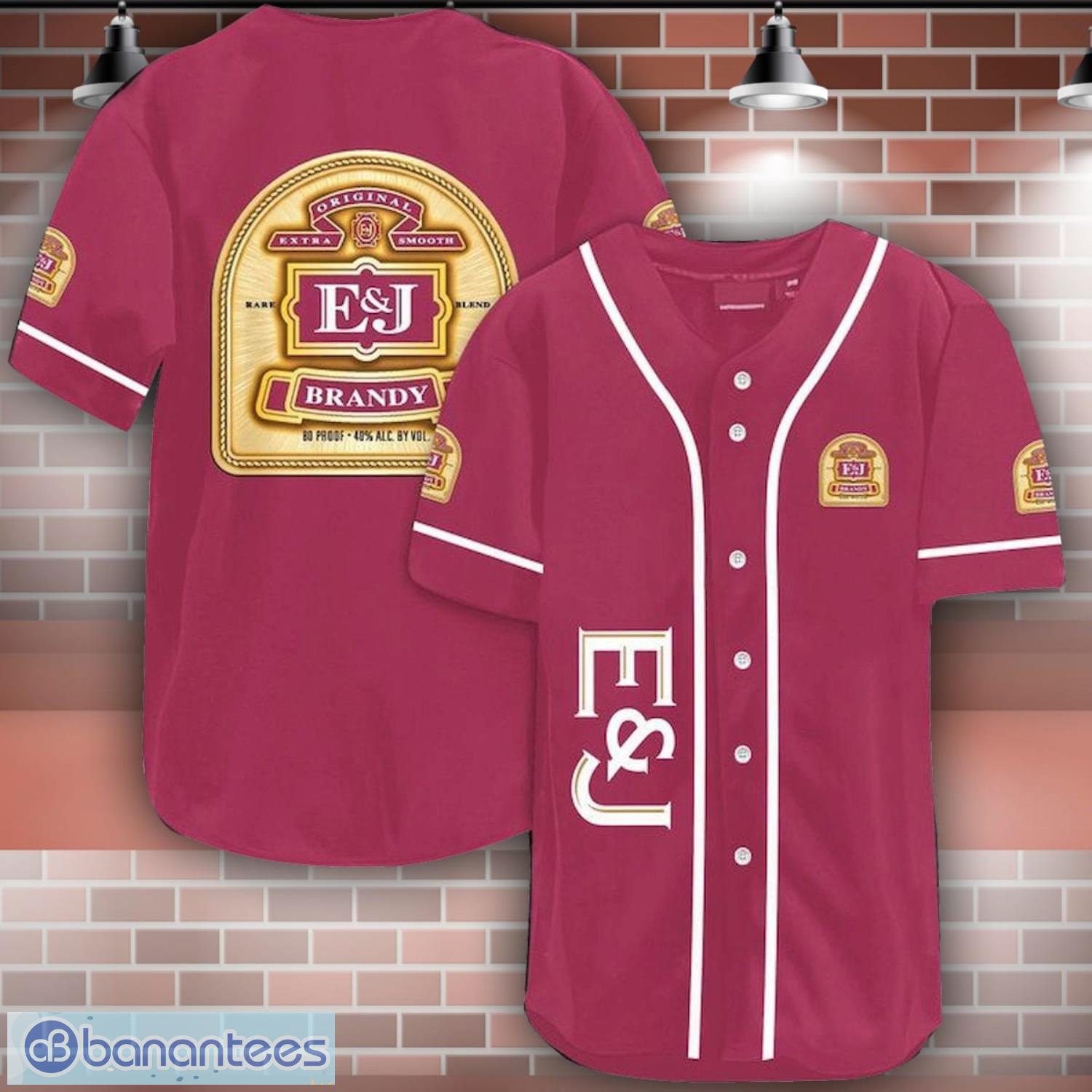 Women's Maroon Baseball Jersey Shirt