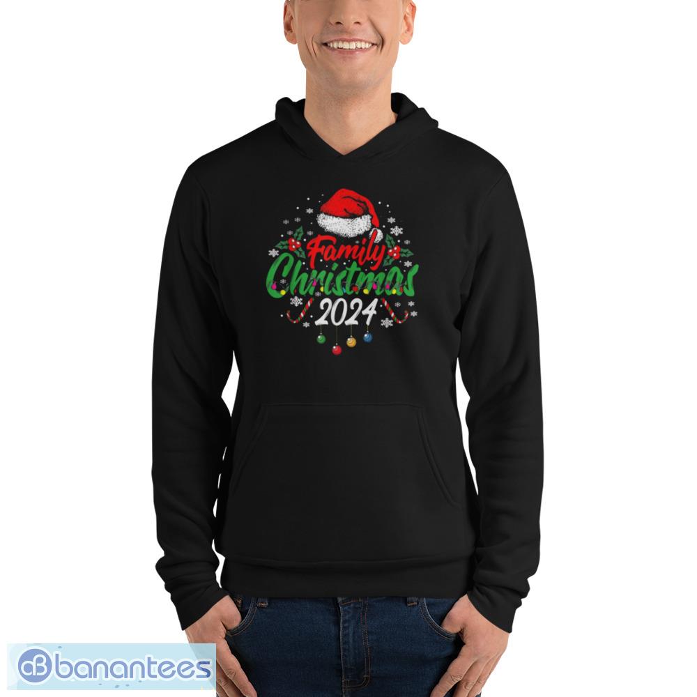 family christmas 2024 xmas santa pajama family matching t shirt 3 image Family Christmas 2024 Xmas Santa Pajama Family Matching T-Shirt - Unisex Fleece Pullover Hoodie