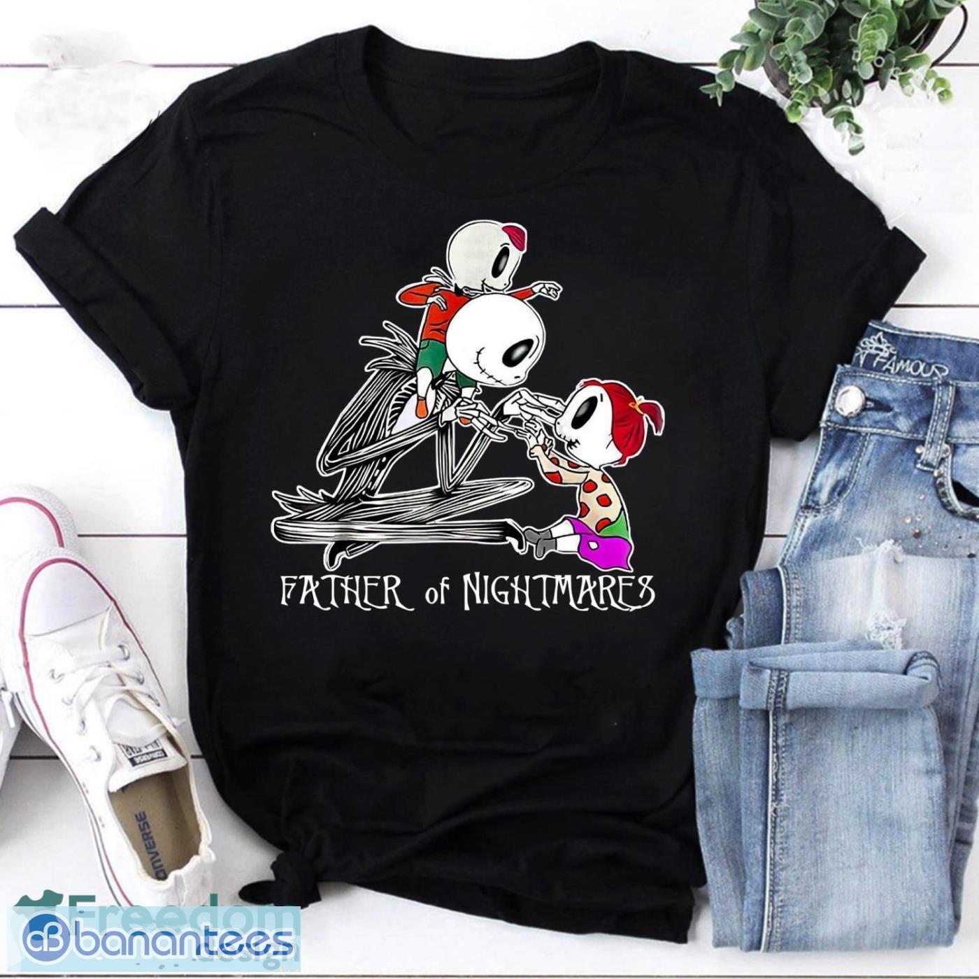 Father Of Nightmares Vintage T-Shirt Jack Skellington Shirt Father's Day Jack Skellington Shirt Product Photo 1