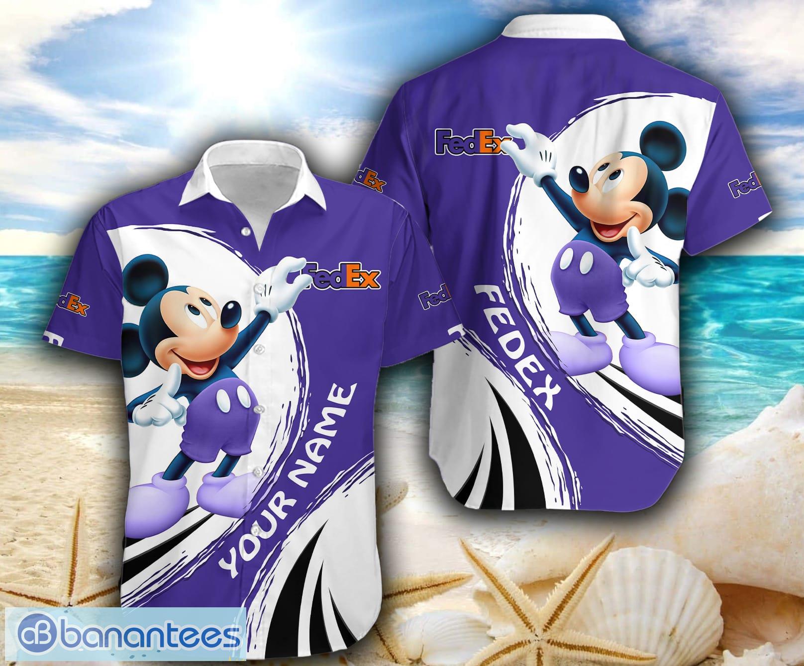 fedex Design 5 Hawaiian Shirt Mickey Mouse Disney Men And Women