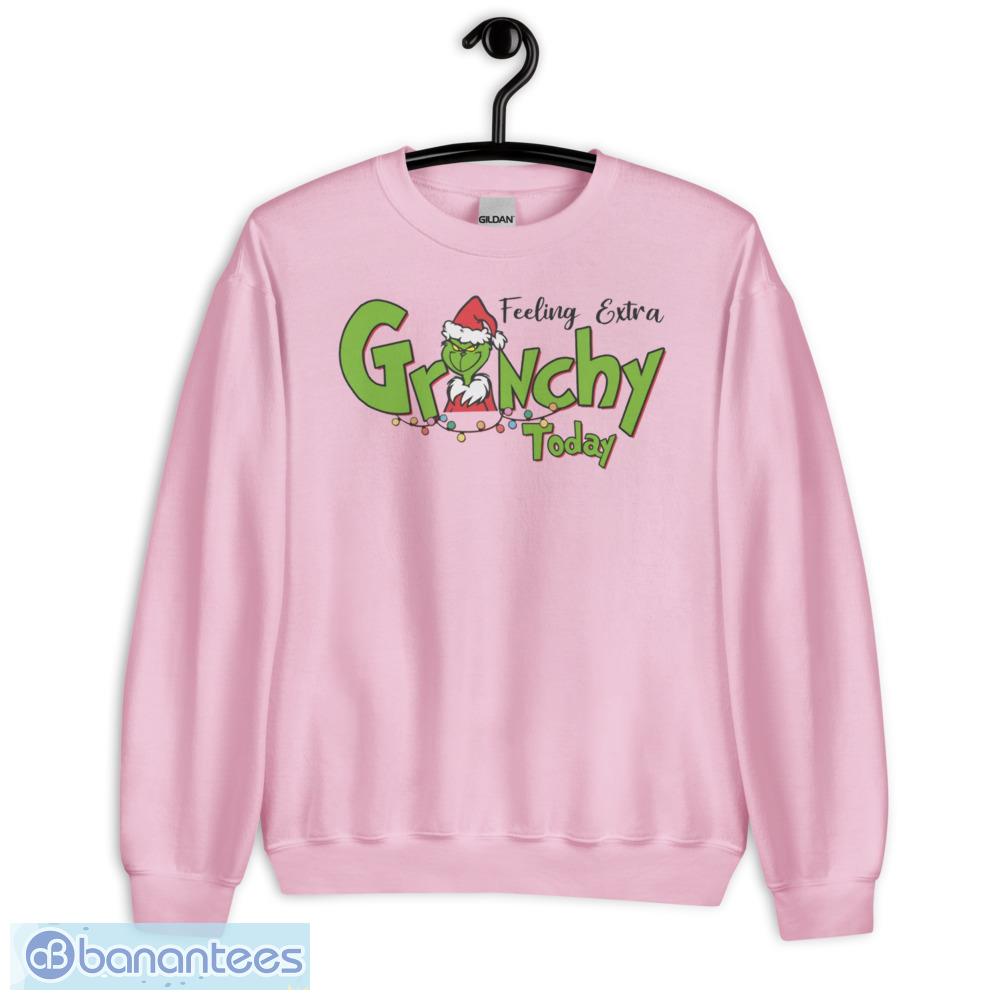 Feeling Extra Grinchy Today Christmas T-Shirt - Unisex Heavy Blend Crewneck Sweatshirt-1