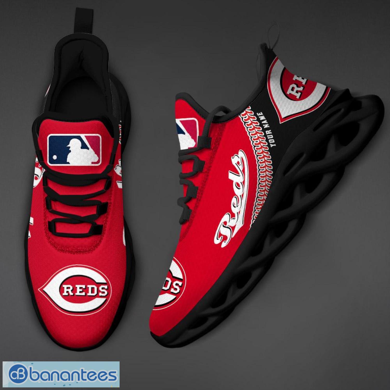 Cincinnati Reds Design Max Soul Shoes For Men And Women - Banantees