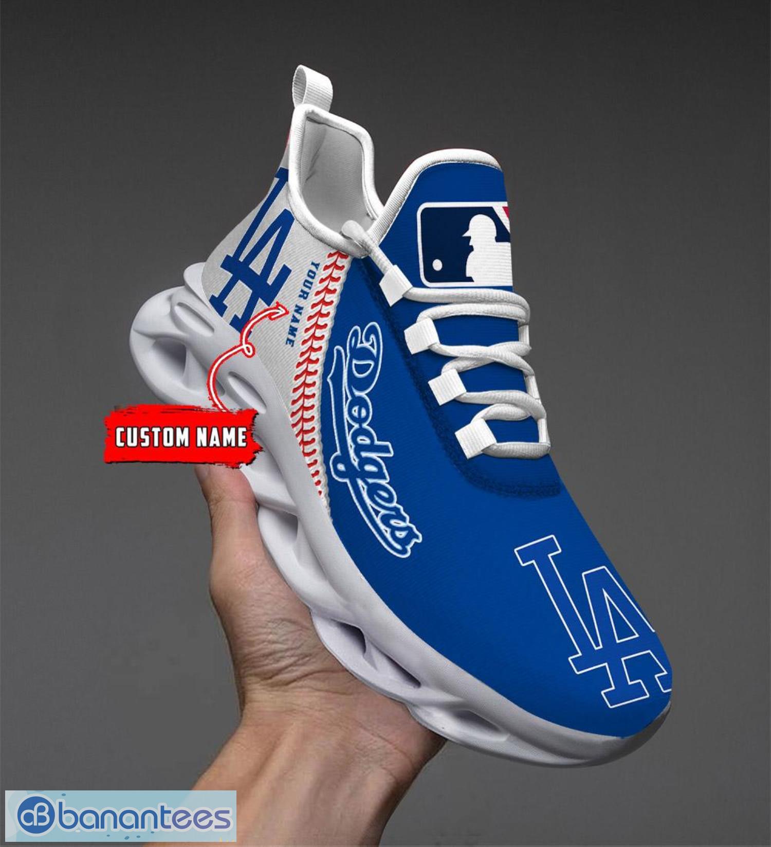 Los Angeles Dodgers Max Soul Sneaker Running Shoes For Fans